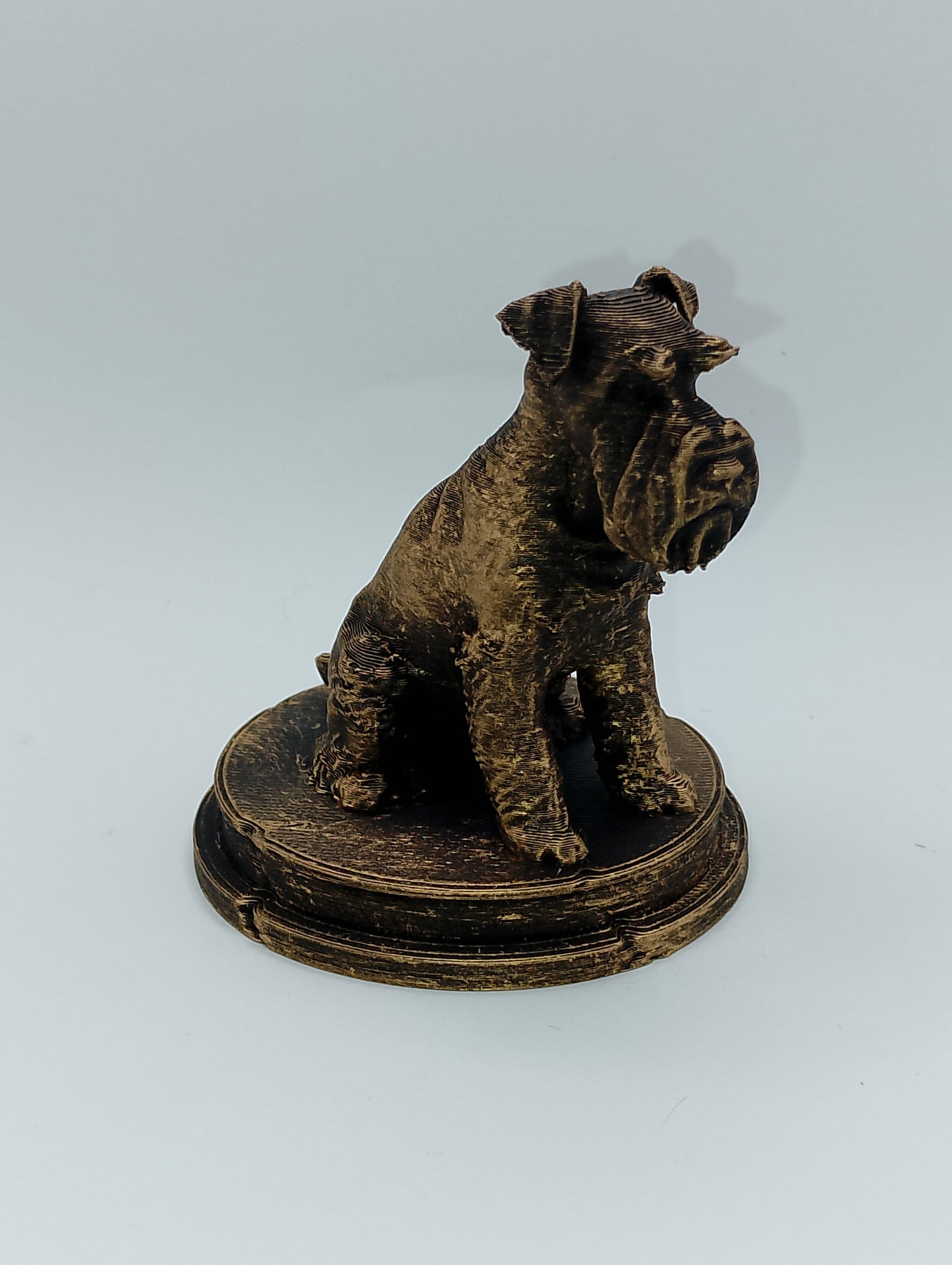 Miniature Schnauzer Dog Bust – 7cm Miniature Statue