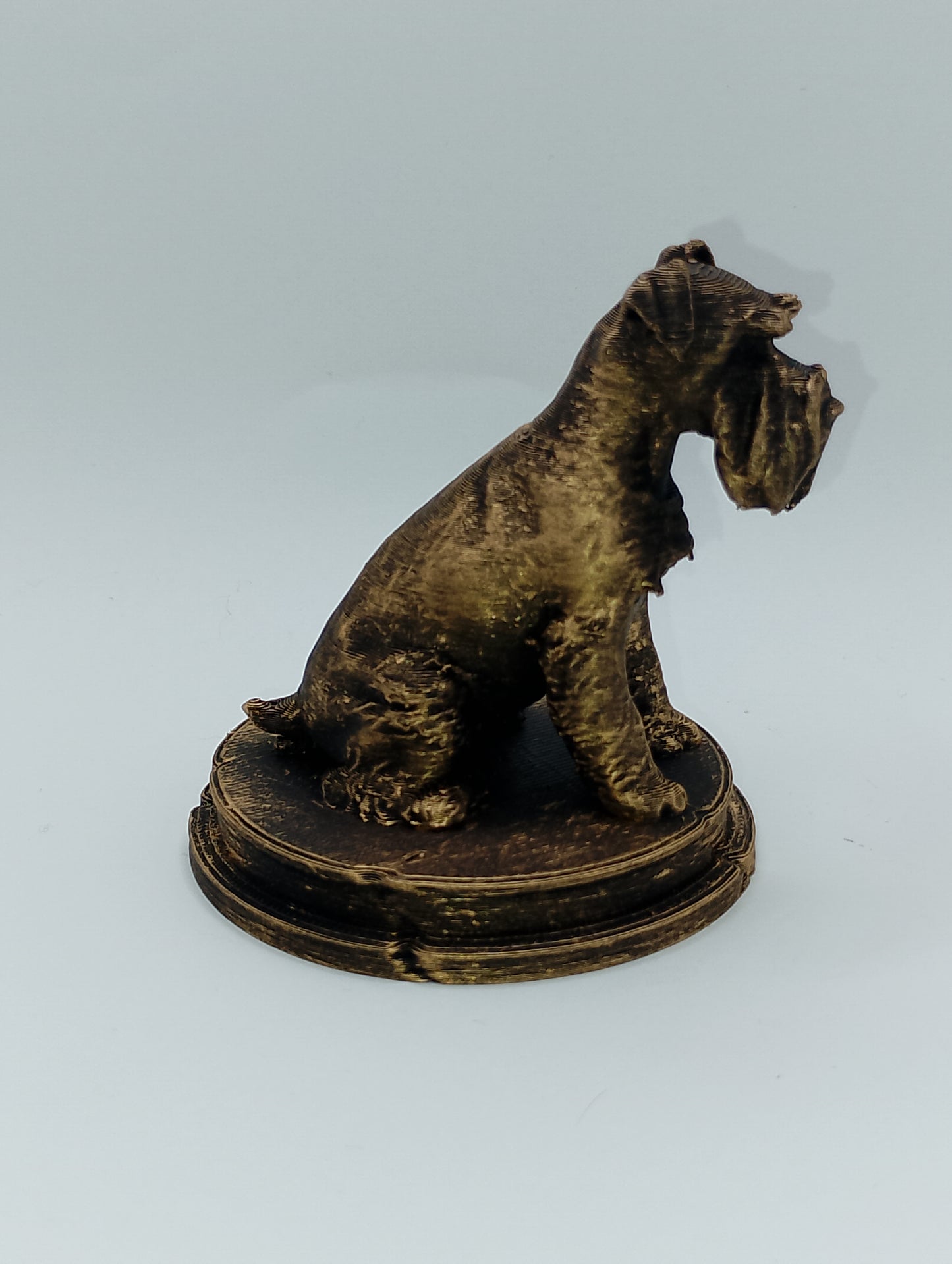 Miniature Schnauzer Dog Bust – 7cm Miniature Statue