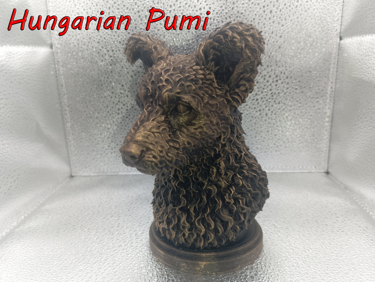 Hungarian Pumi Bust