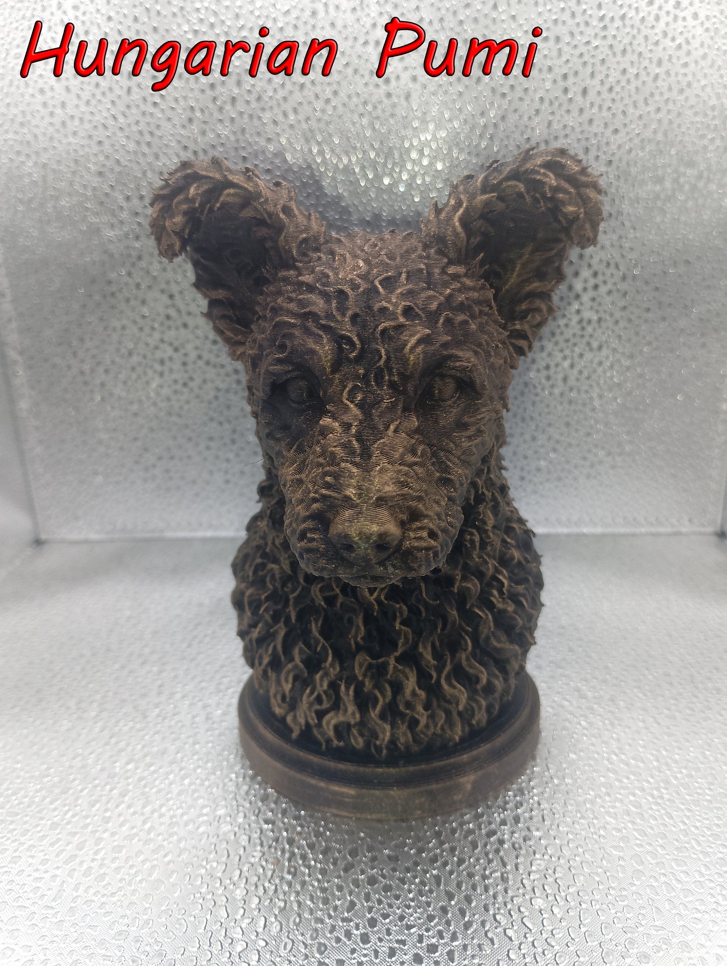 Hungarian Pumi Bust