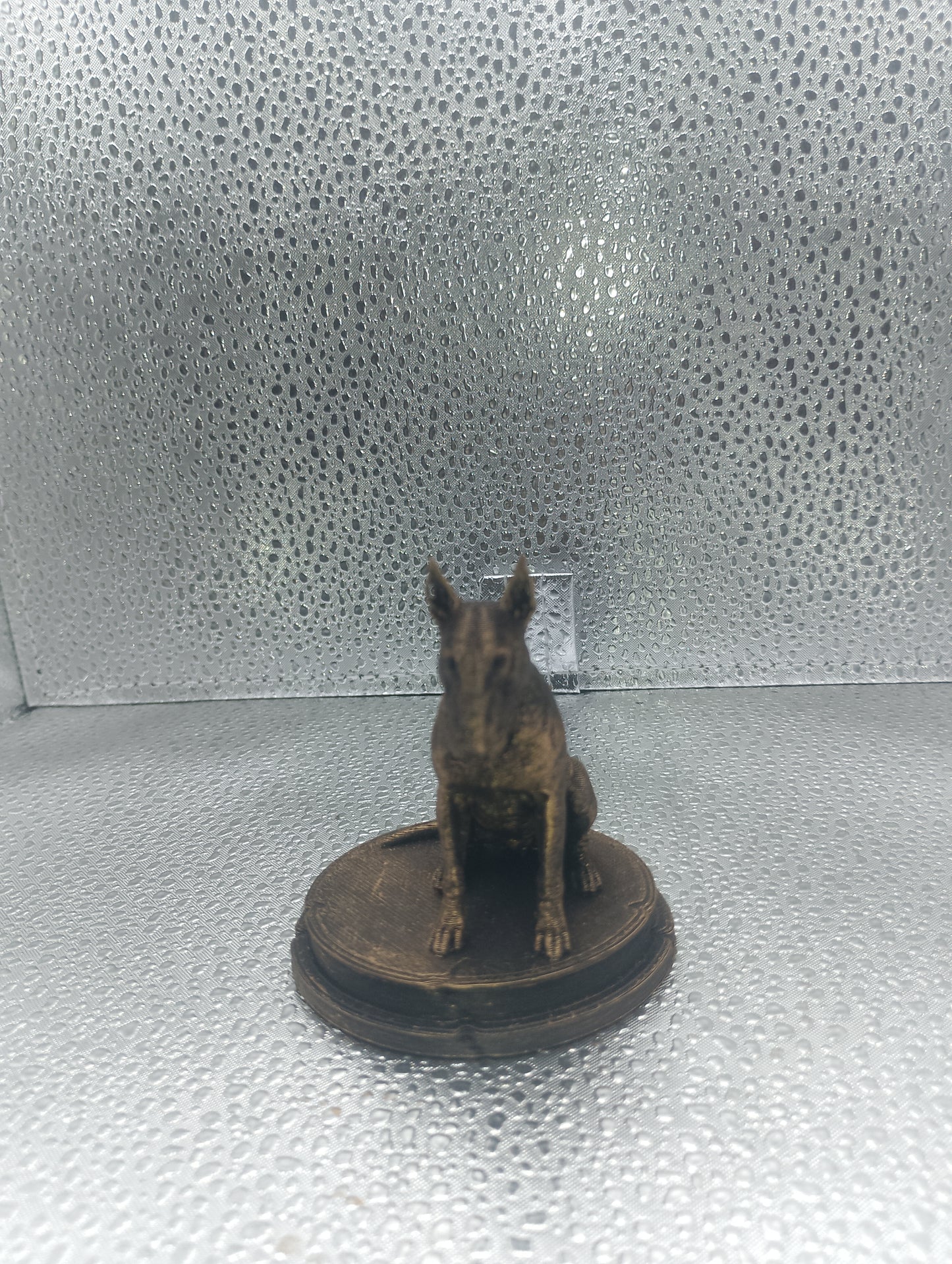 Bull Terrier Dog Bust – 7cm Miniature Statue