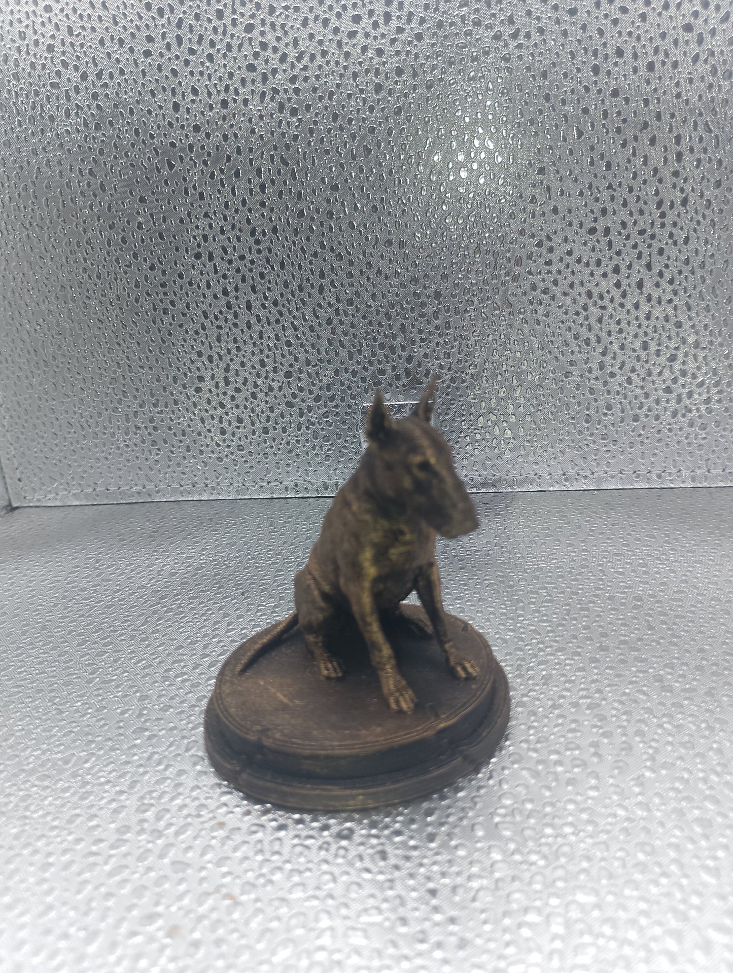 Bull Terrier Dog Bust – 7cm Miniature Statue