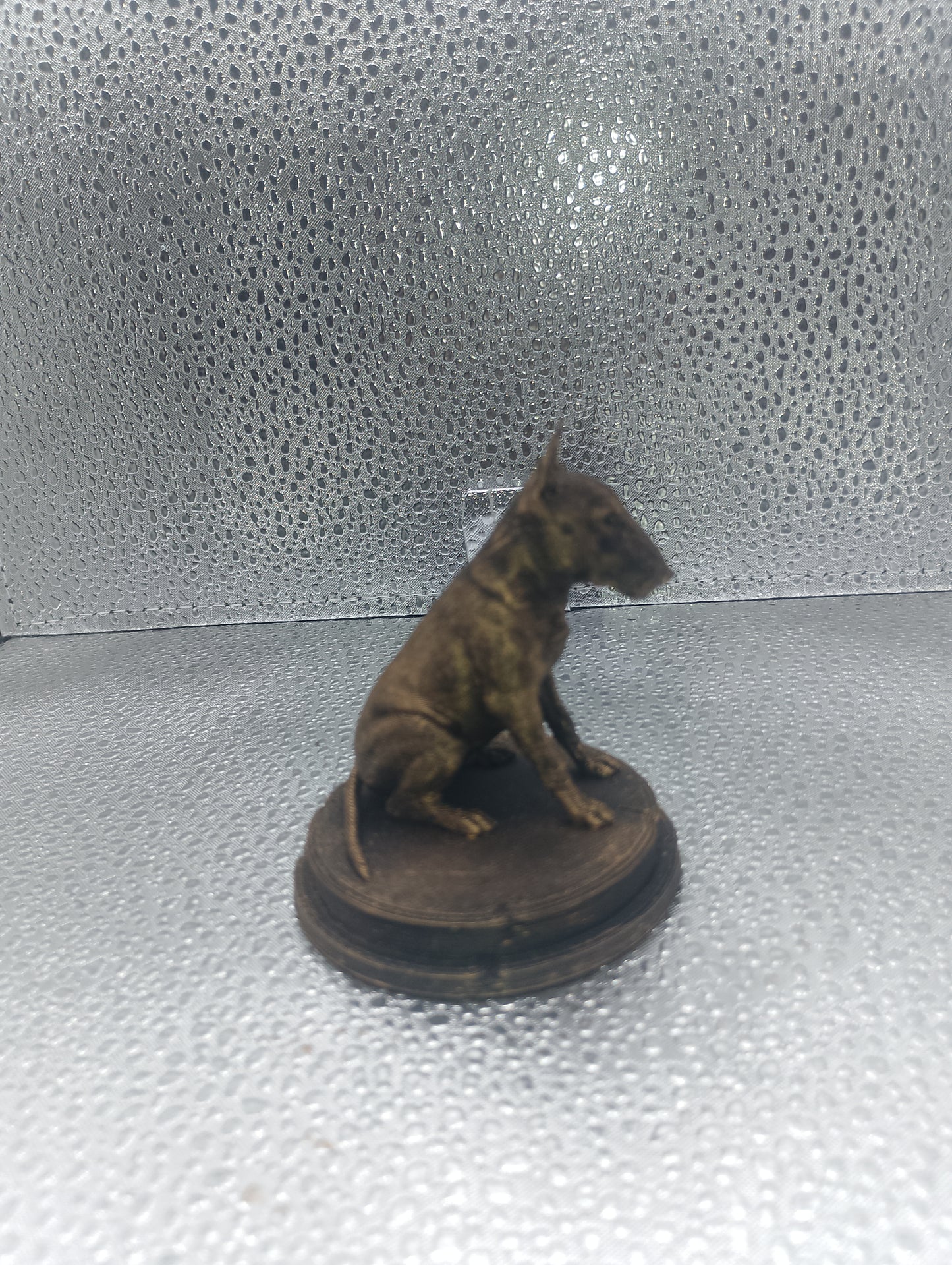 Bull Terrier Dog Bust – 7cm Miniature Statue