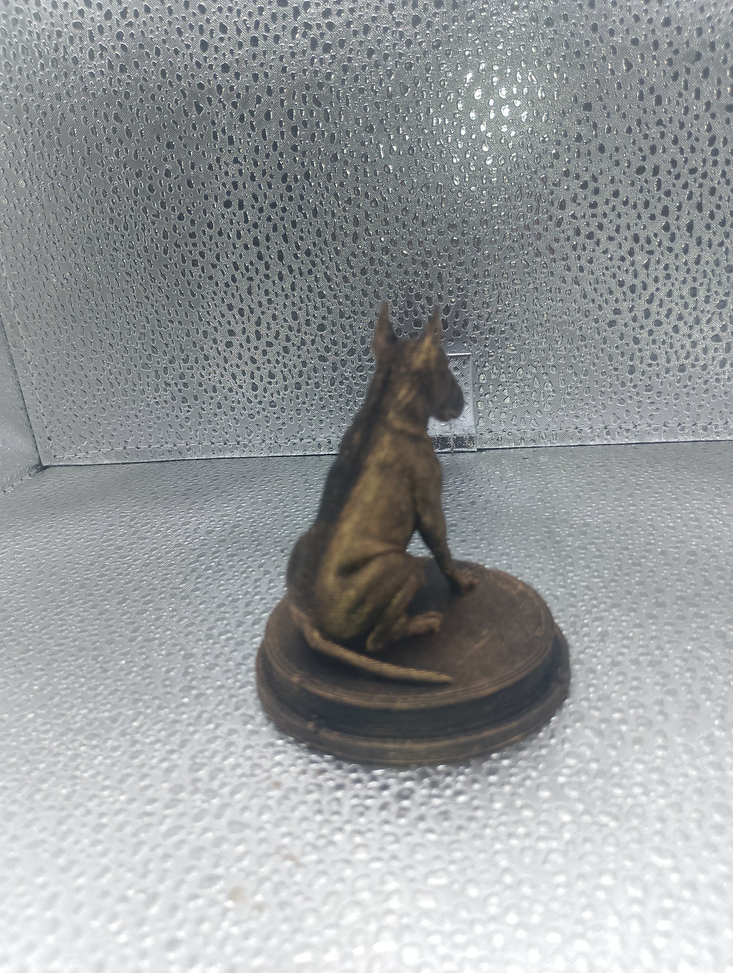 Bull Terrier Dog Bust – 7cm Miniature Statue