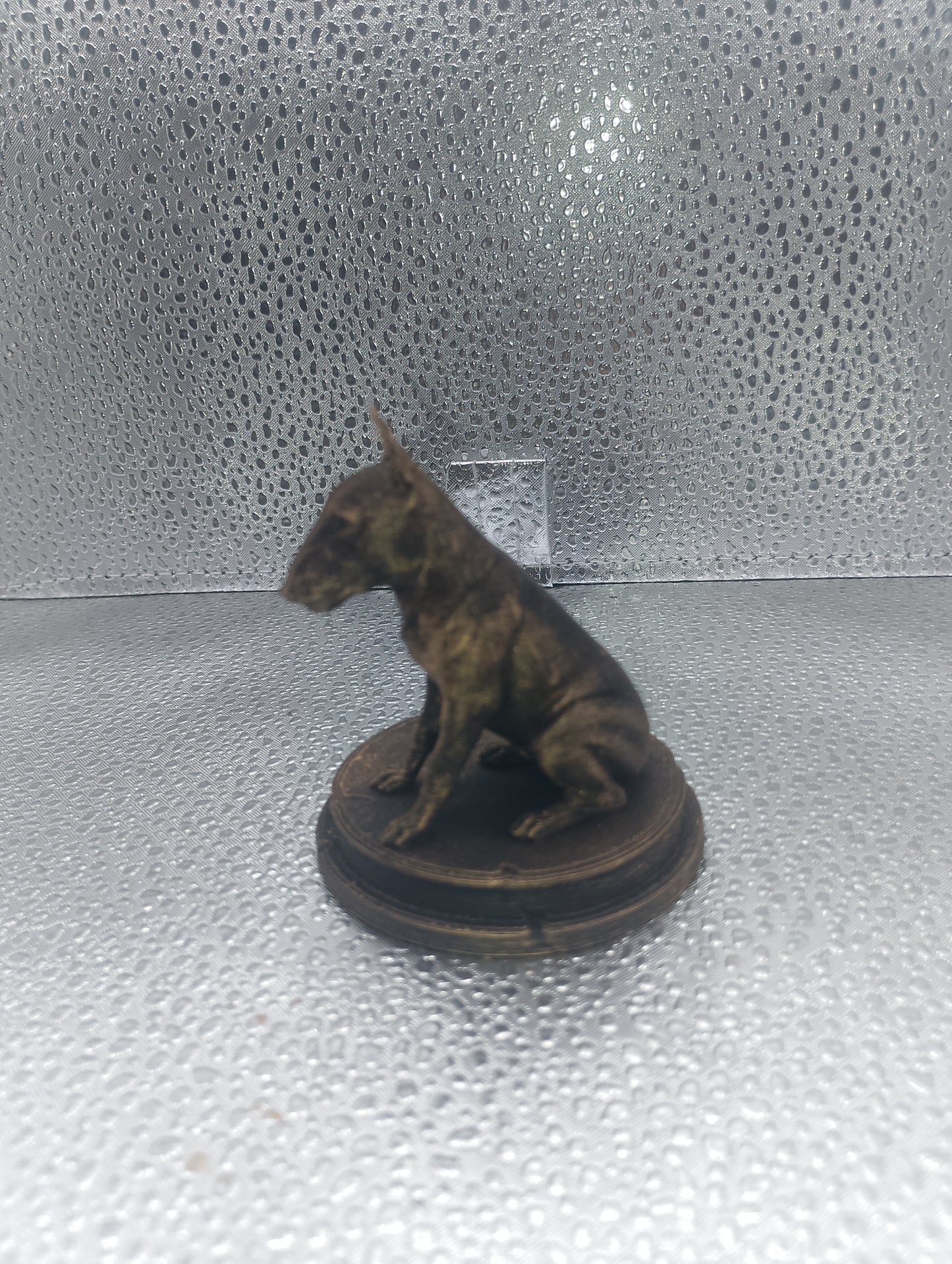 Bull Terrier Dog Bust – 7cm Miniature Statue