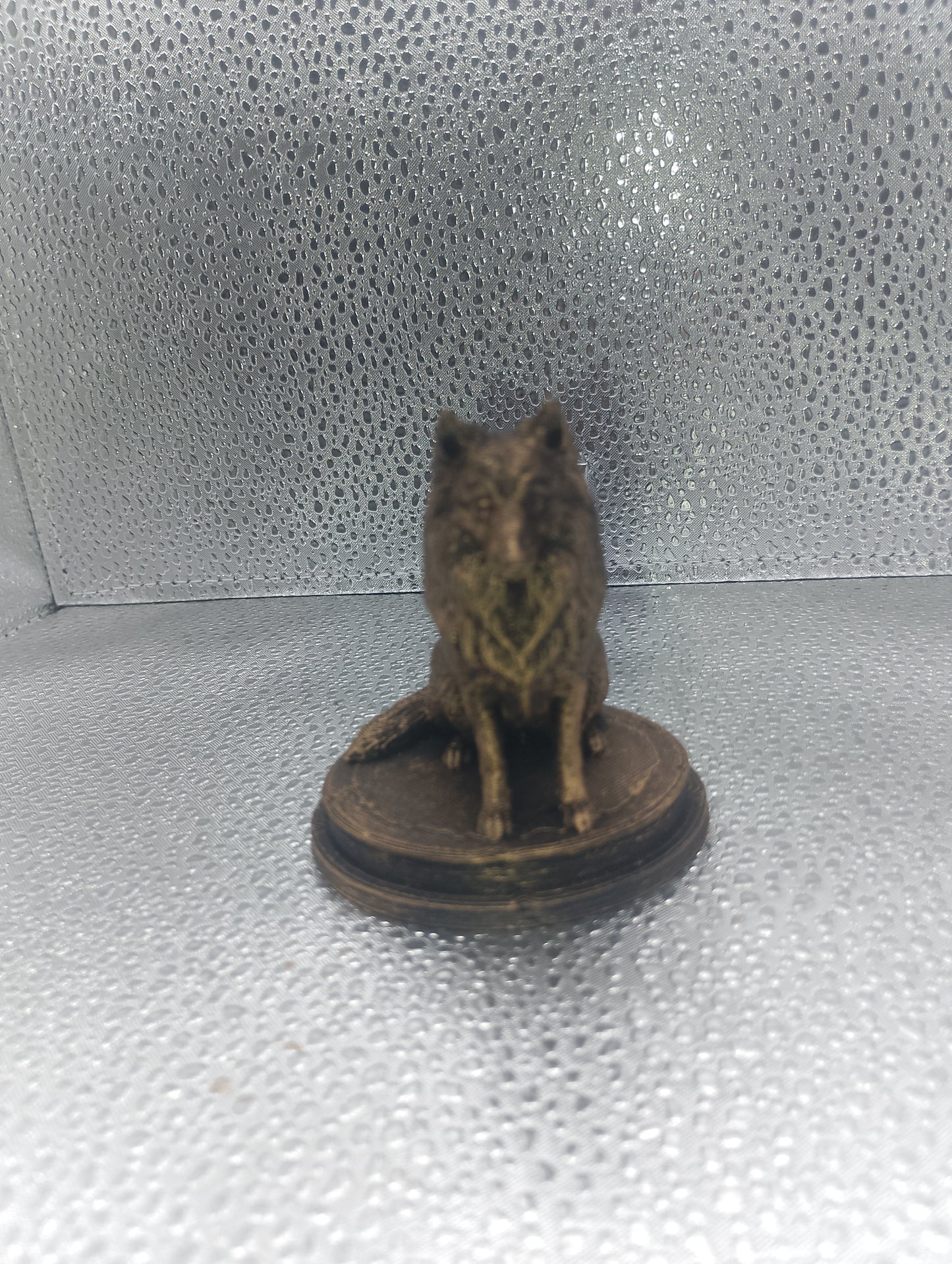 German Spitz Dog Bust – 7cm Miniature Statue