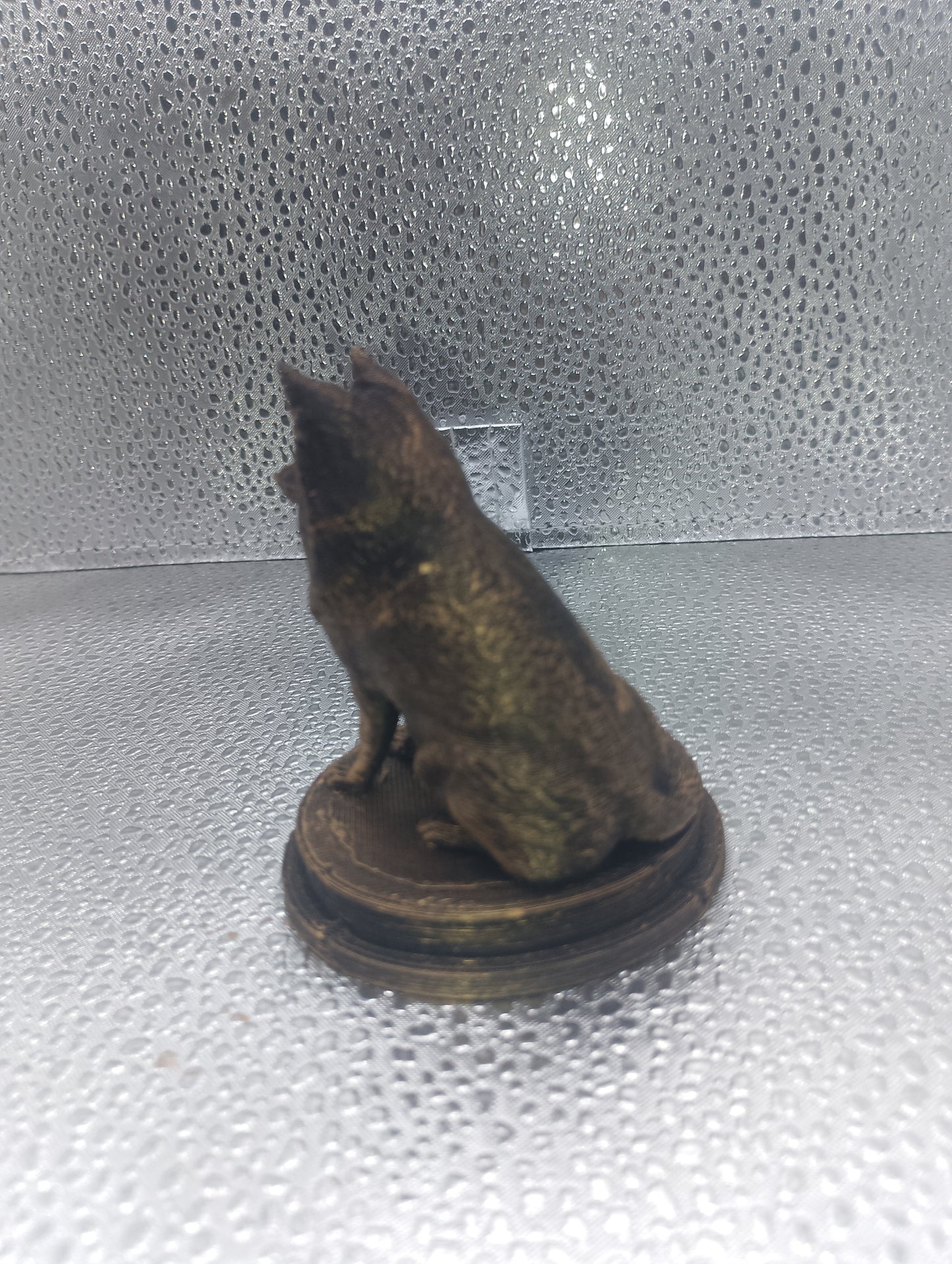 German Spitz Dog Bust – 7cm Miniature Statue