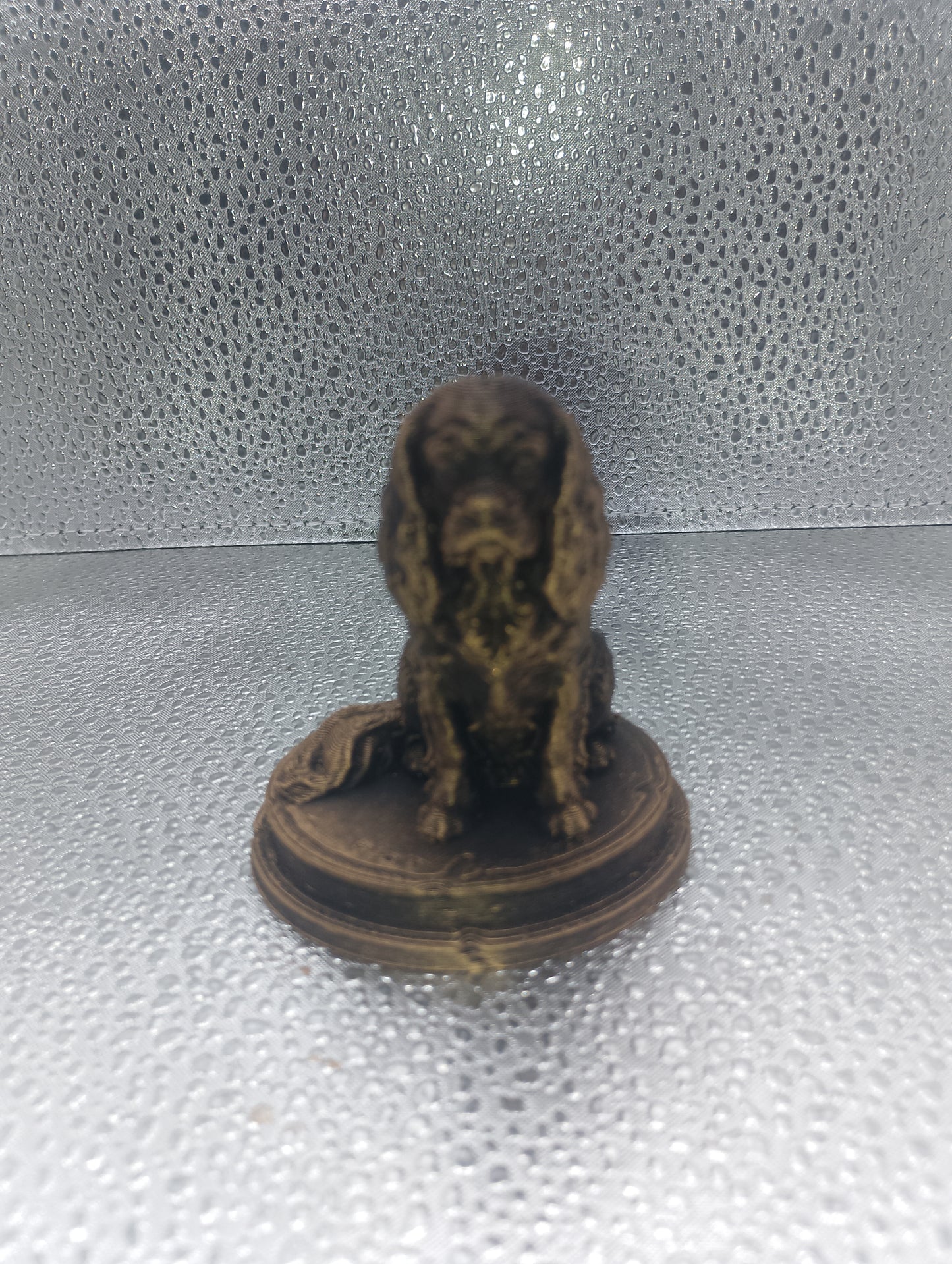 Cavalier King Charles Spaniel Dog Bust – 7cm Miniature Statue