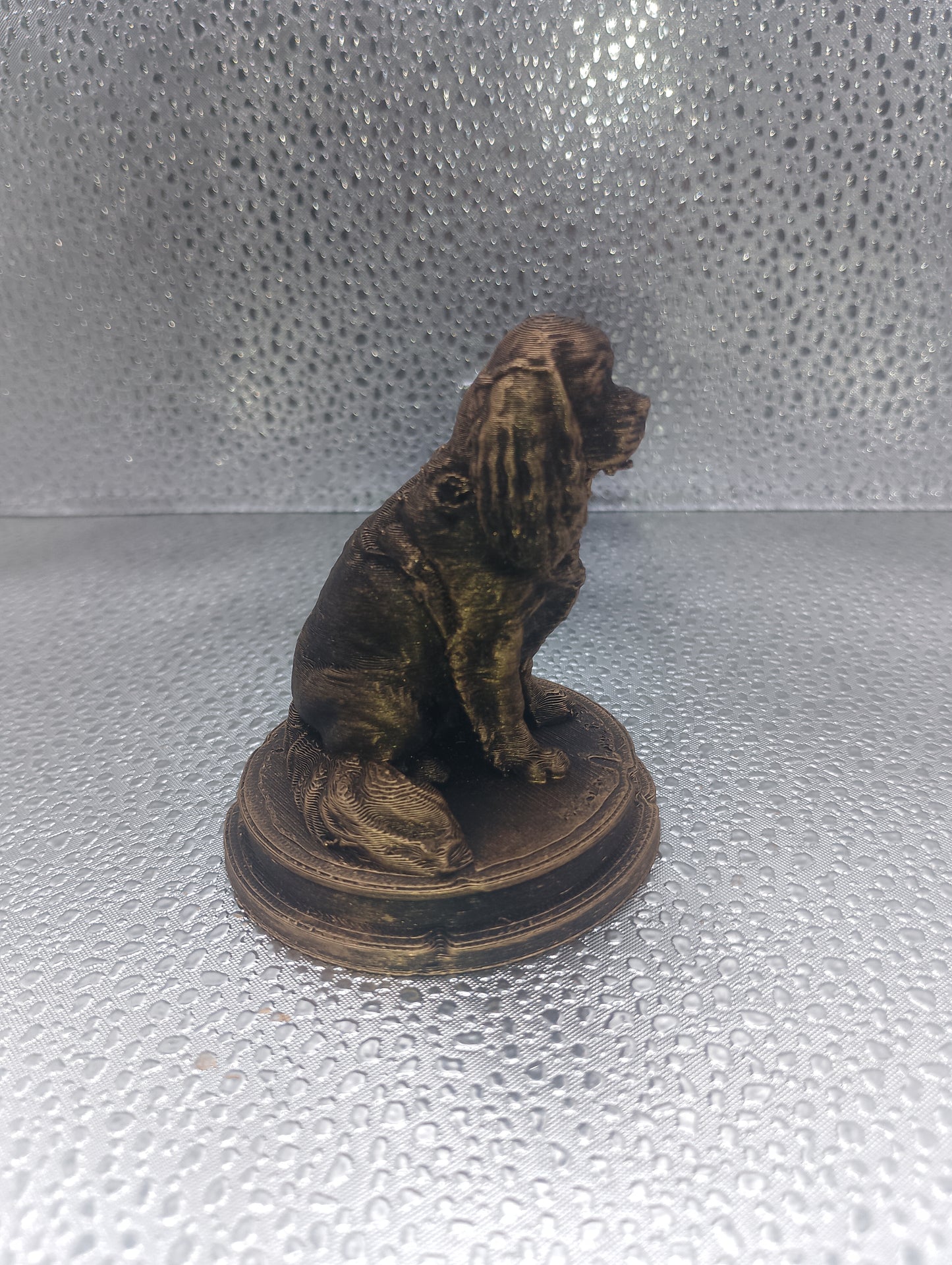Cavalier King Charles Spaniel Dog Bust – 7cm Miniature Statue