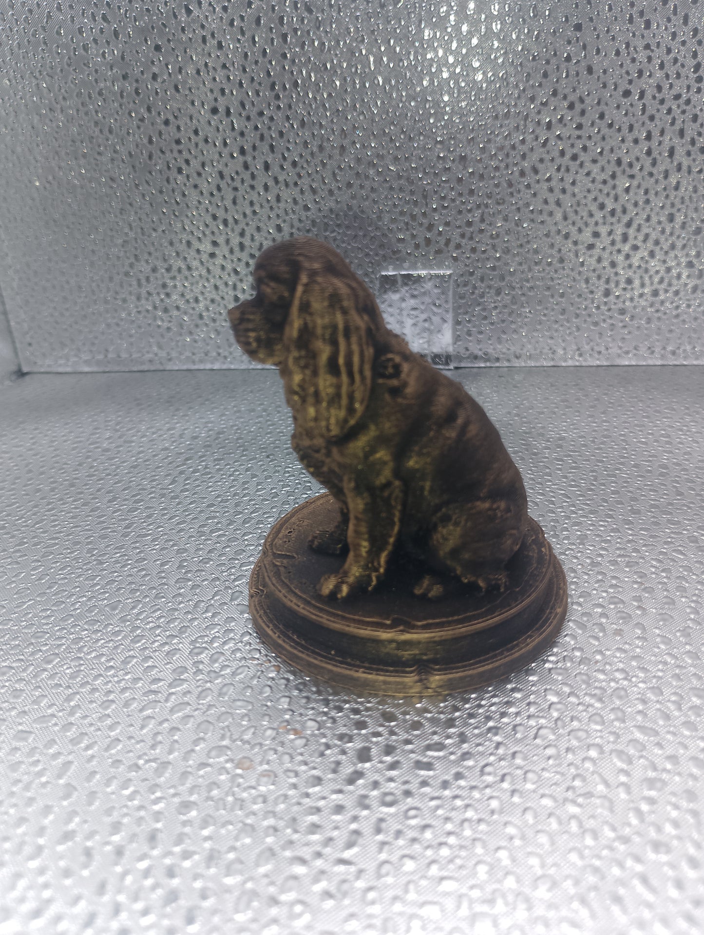 Cavalier King Charles Spaniel Dog Bust – 7cm Miniature Statue