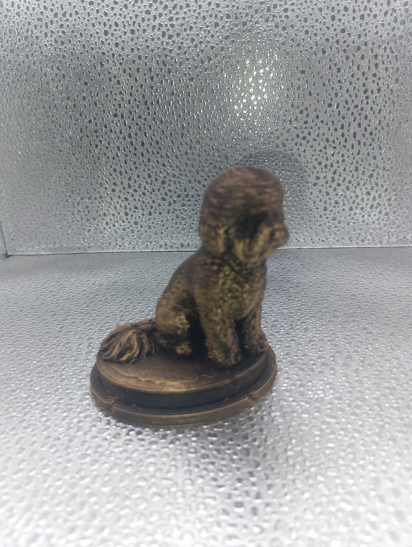Bichon Frise Dog Bust – 7cm Miniature Statue