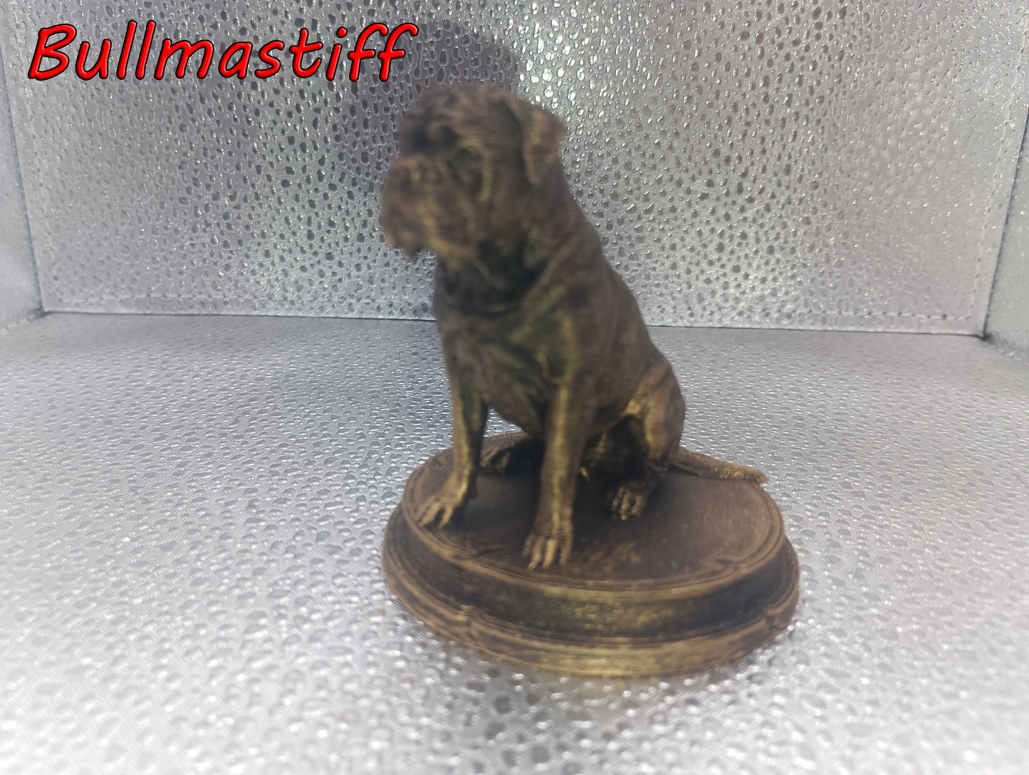 Bullmastiff Dog Bust – 7cm Miniature Statue
