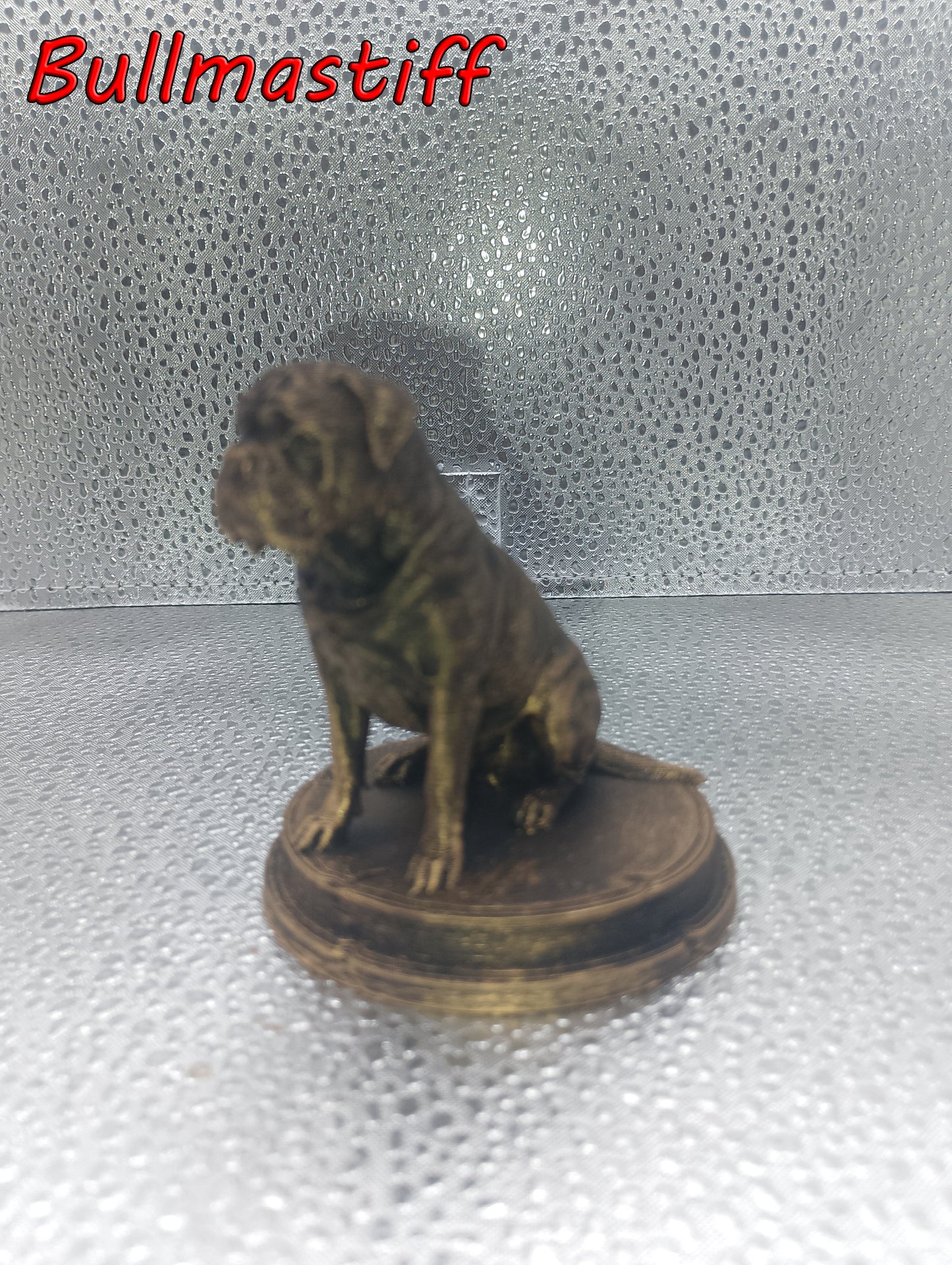 Bullmastiff Dog Bust – 7cm Miniature Statue