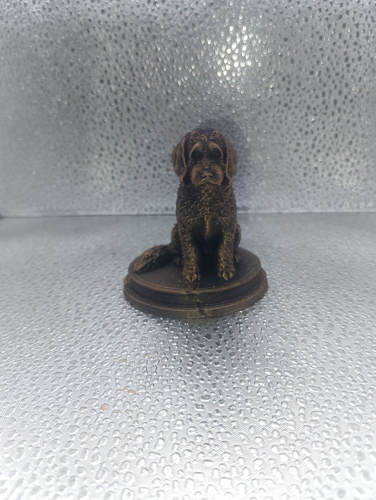 Bernedoodle Dog Bust – 7cm Miniature Statue