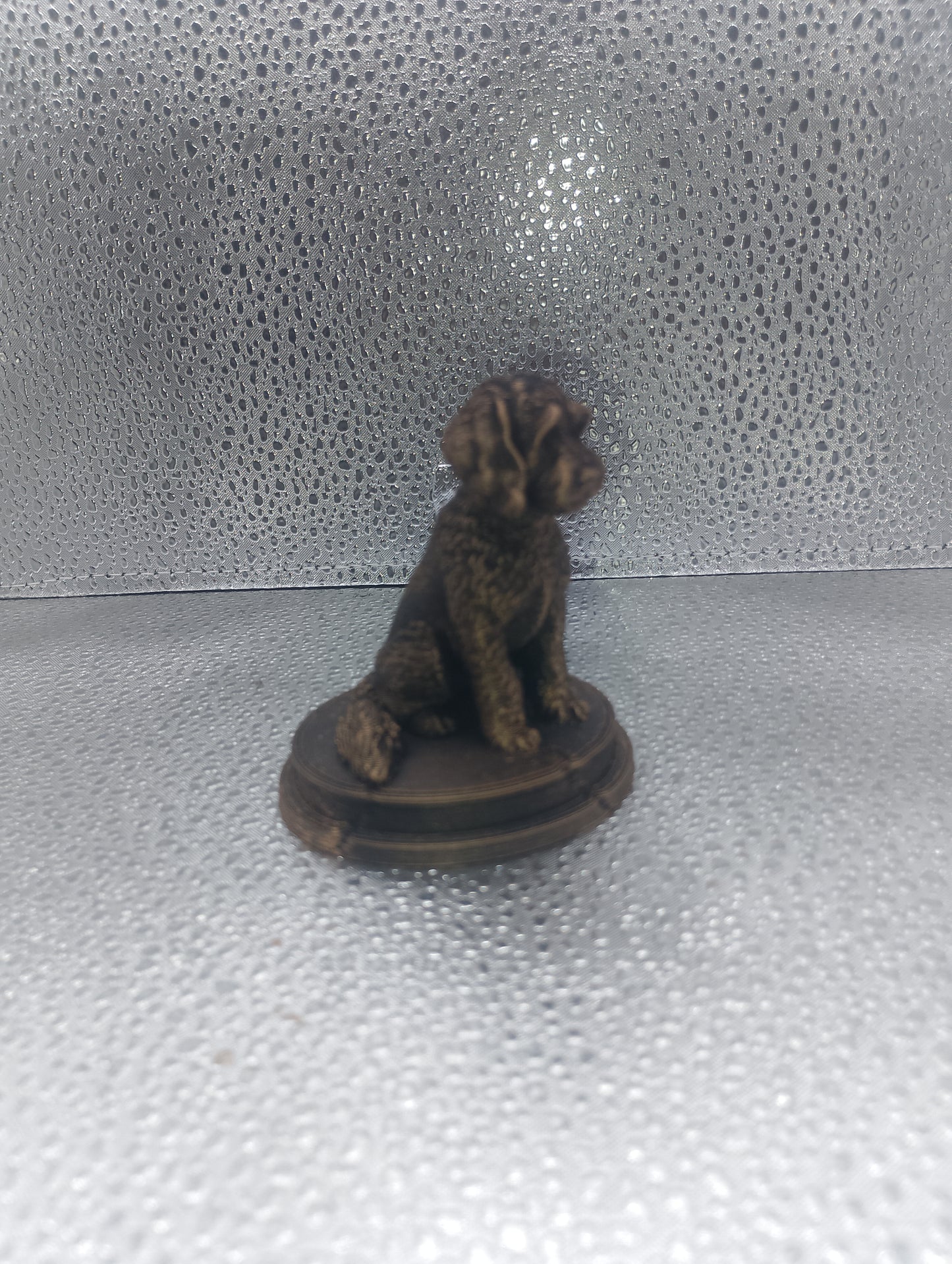 Bernedoodle Dog Bust – 7cm Miniature Statue