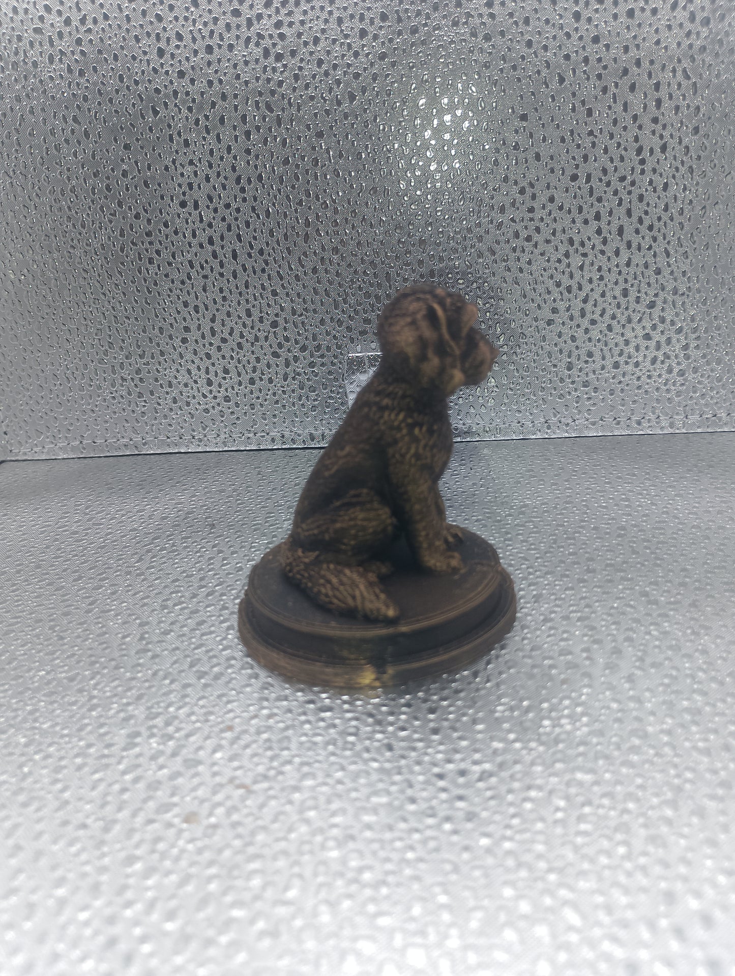 Bernedoodle Dog Bust – 7cm Miniature Statue