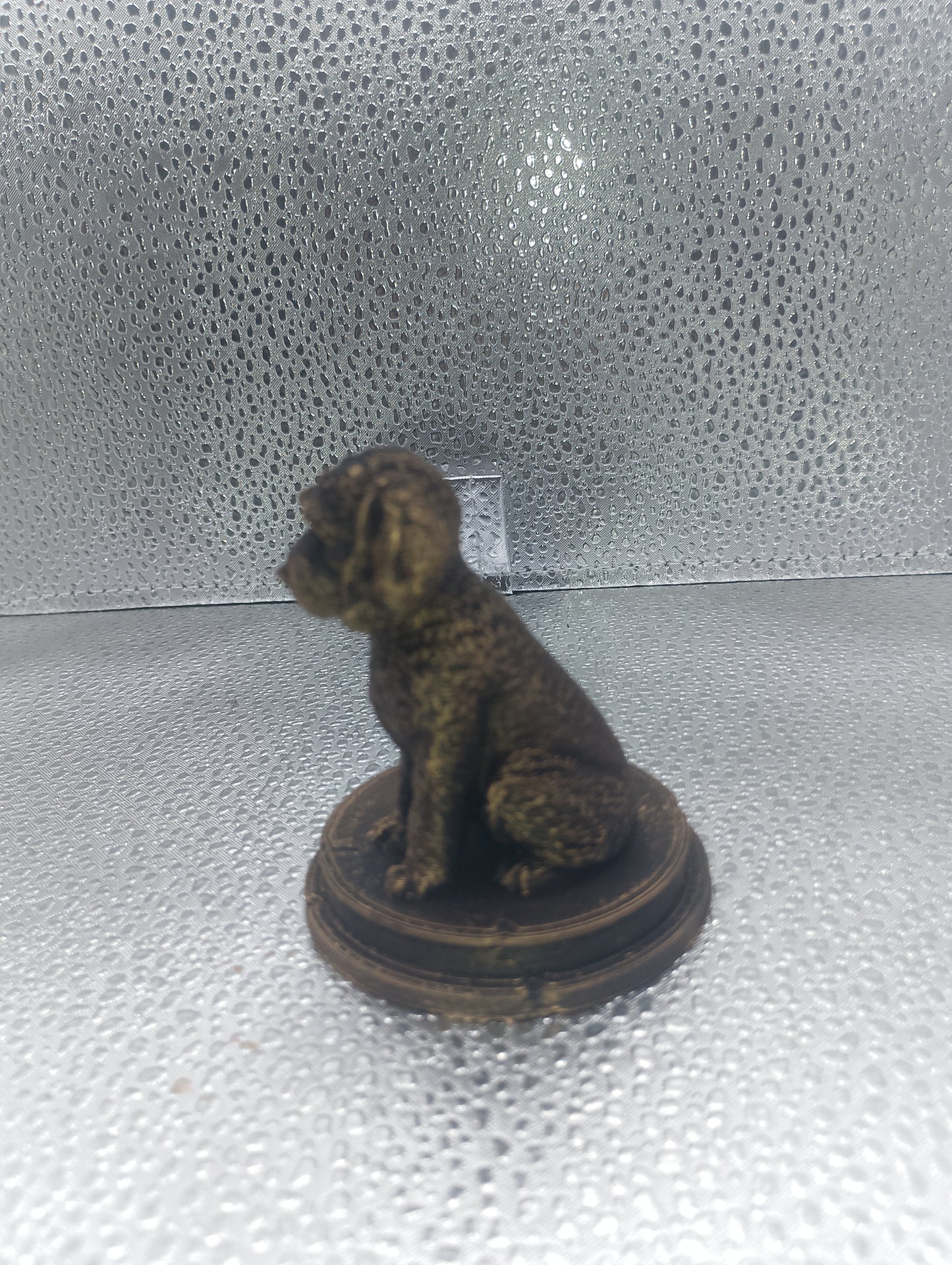 Bernedoodle Dog Bust – 7cm Miniature Statue