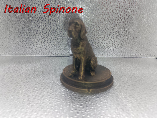 Italian Spinone Dog Bust – 7cm Miniature Statue