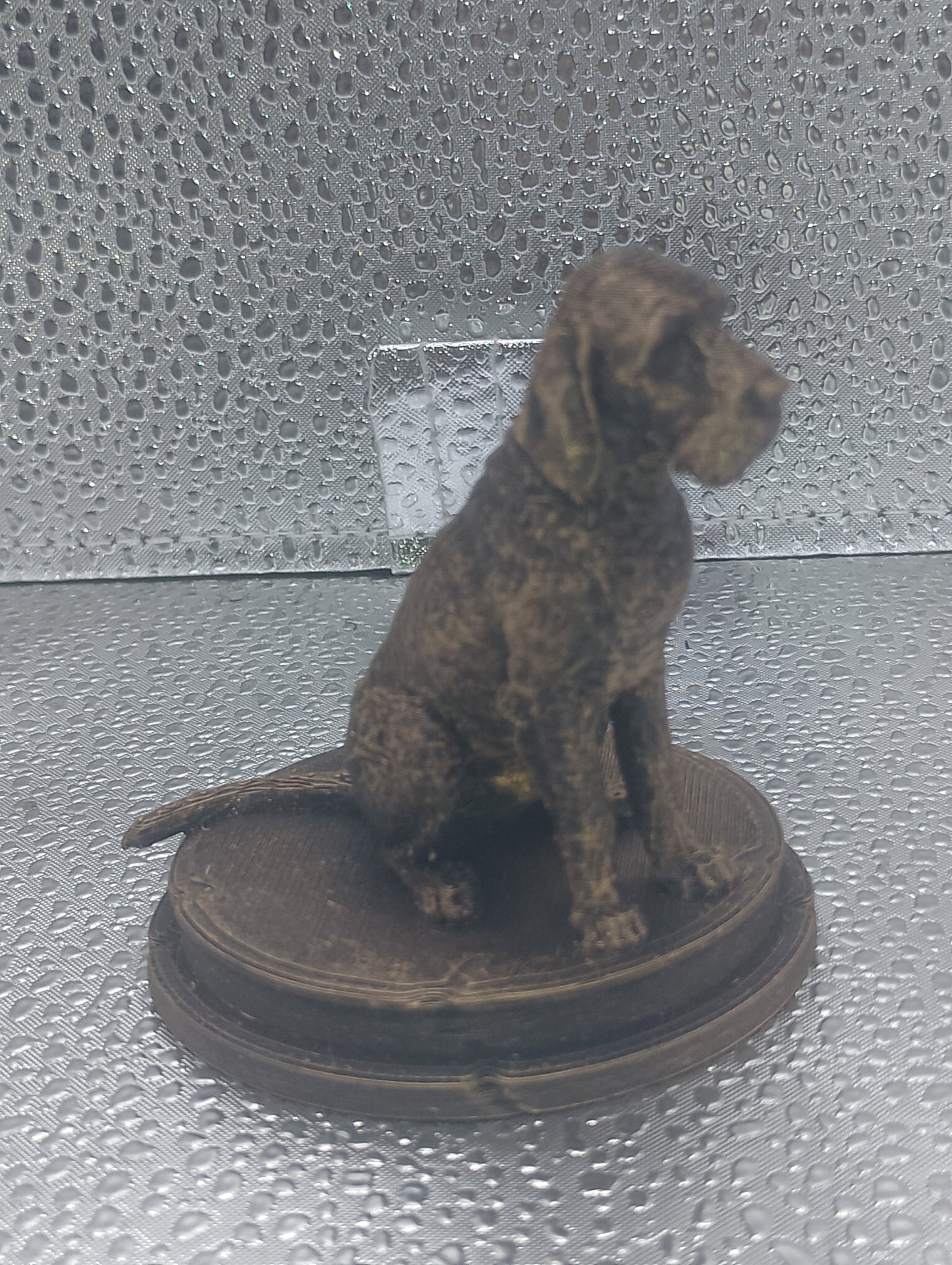 Italian Spinone Dog Bust – 7cm Miniature Statue