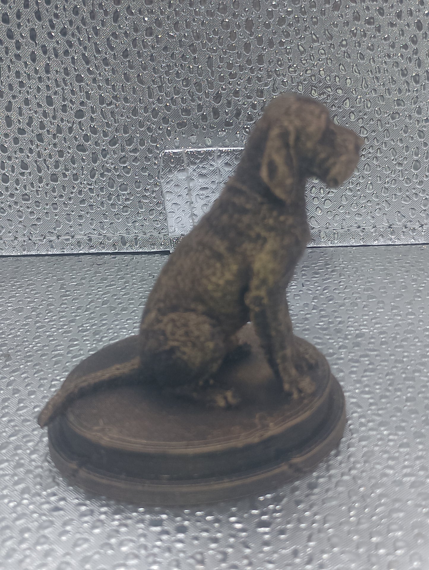 Italian Spinone Dog Bust – 7cm Miniature Statue