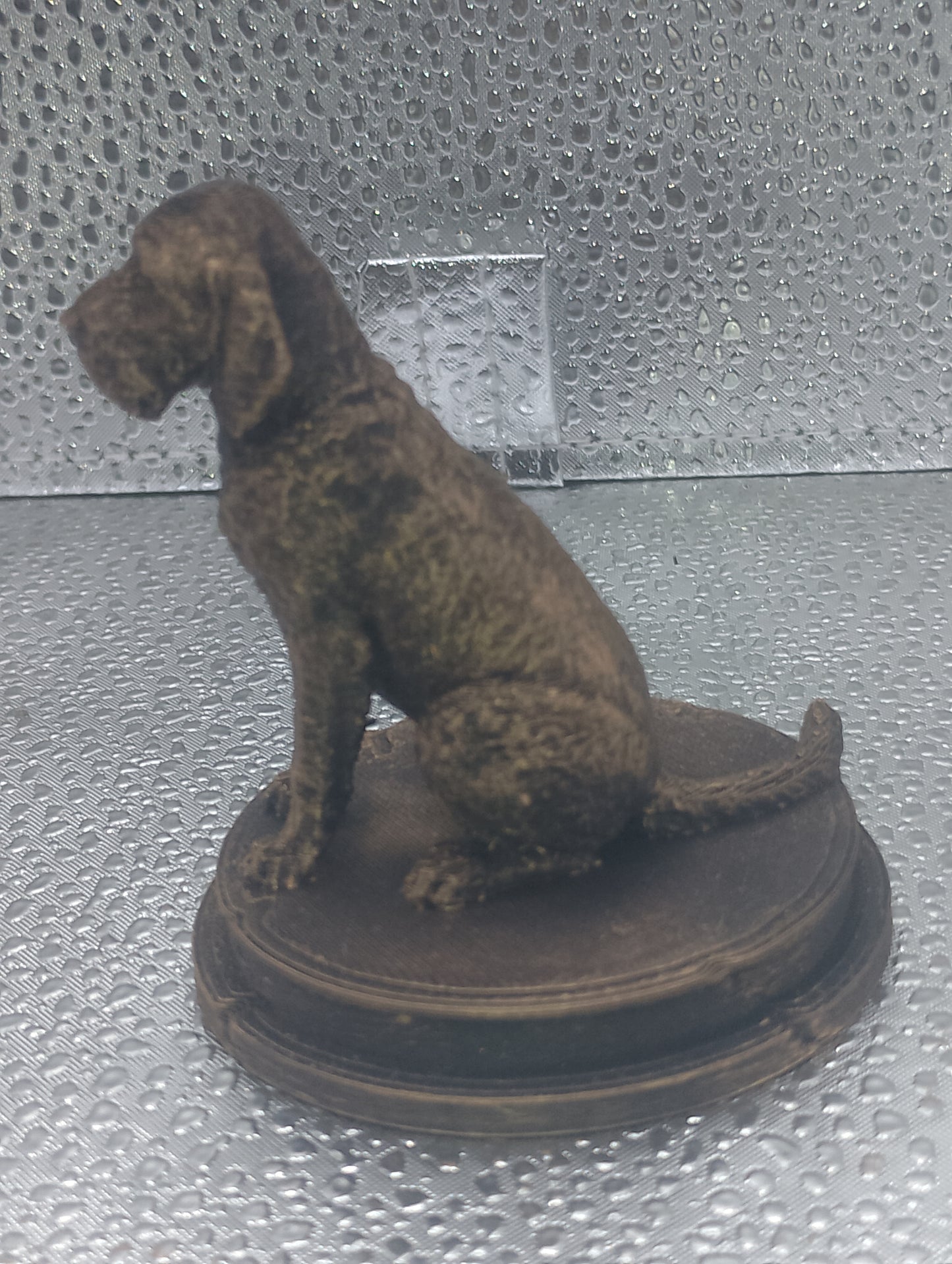 Italian Spinone Dog Bust – 7cm Miniature Statue