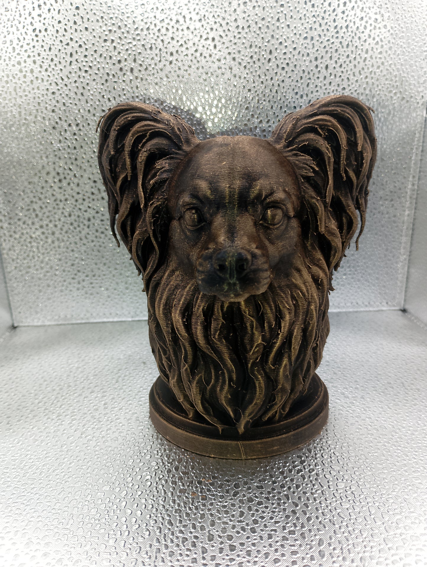 Continental Toy Spaniel (Papillon) Bust