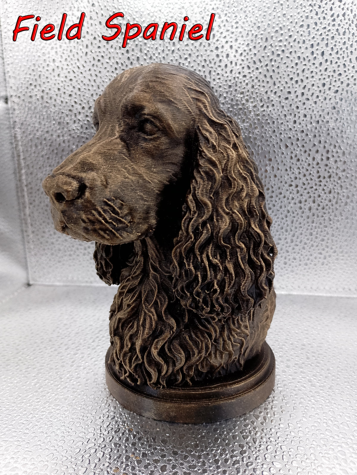 Field Spaniel Bust