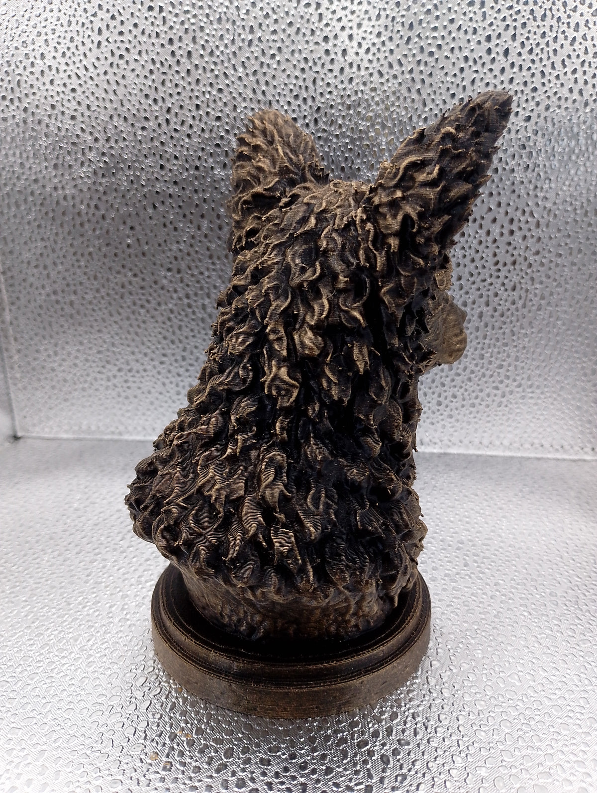 Hungarian Mudi Bust