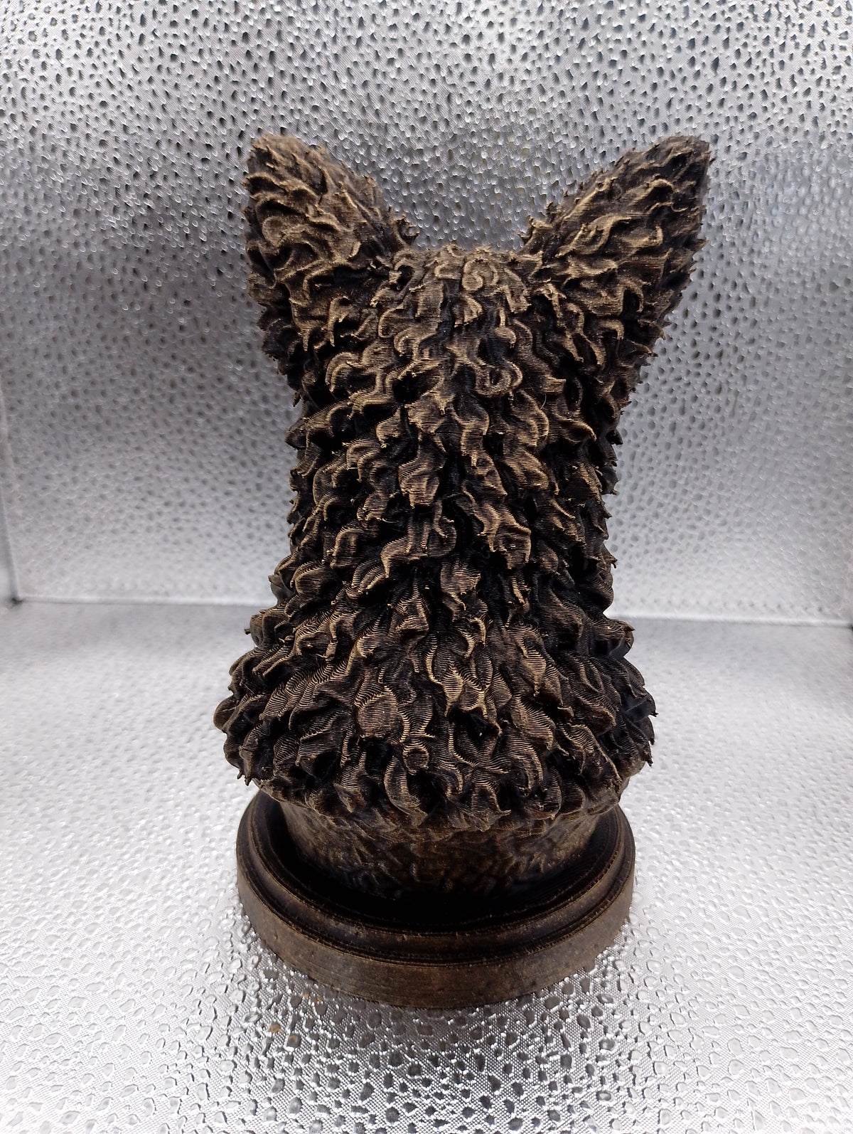Hungarian Mudi Bust