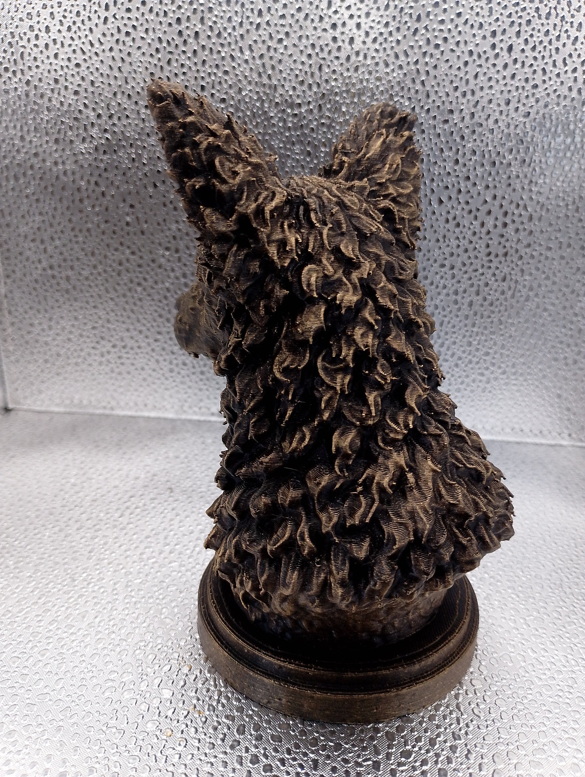 Hungarian Mudi Bust