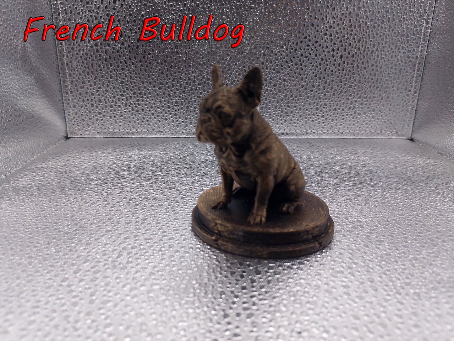 French Bulldog Dog Bust – 7cm Miniature Statue