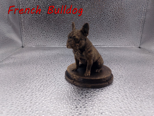 French Bulldog Dog Bust – 7cm Miniature Statue