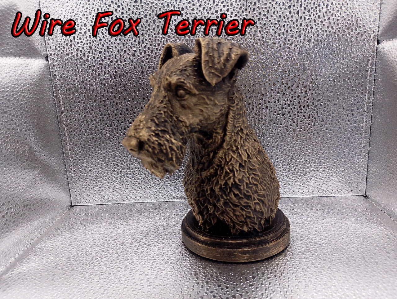 Wire Fox Terrier Bust