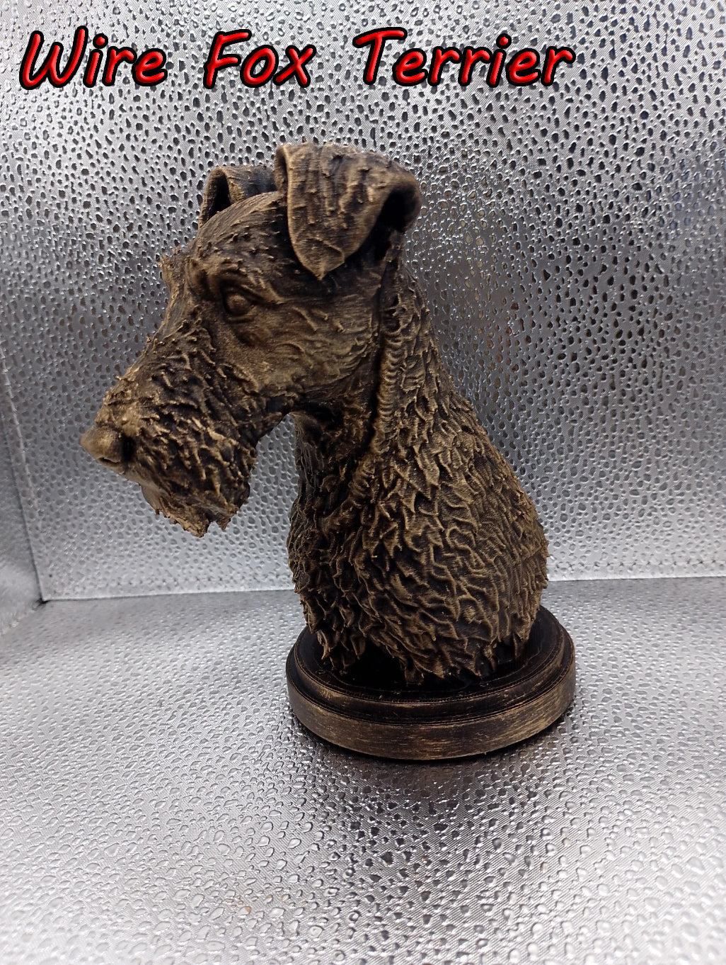 Wire Fox Terrier Bust