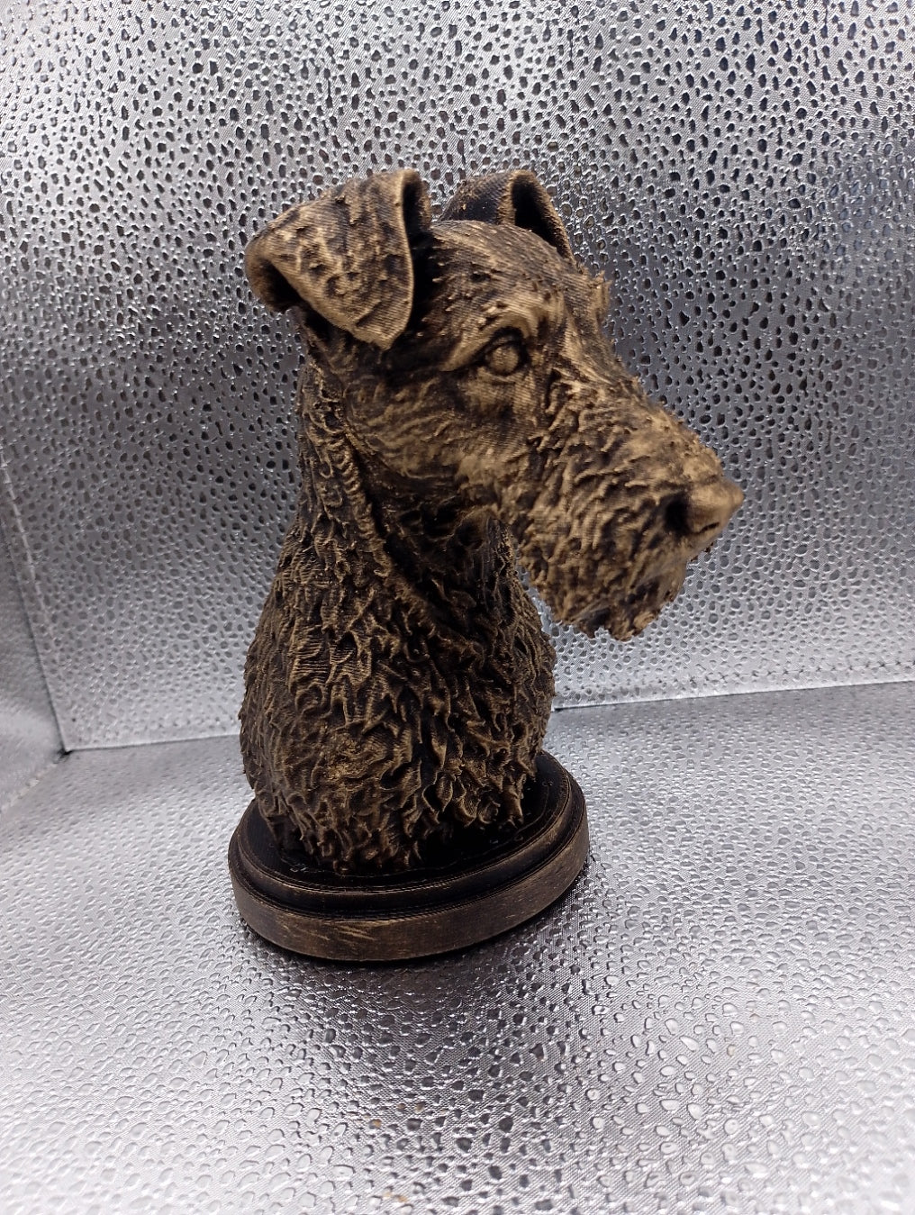 Wire Fox Terrier Bust
