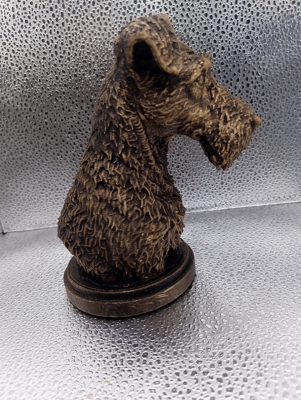 Wire Fox Terrier Bust