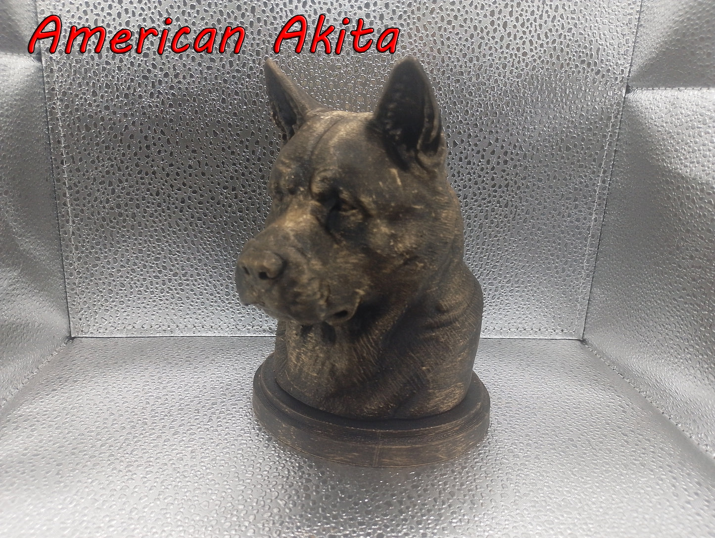 American Akita Bust
