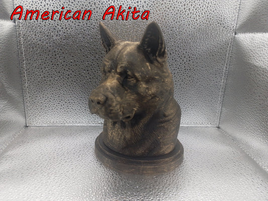 American Akita Bust