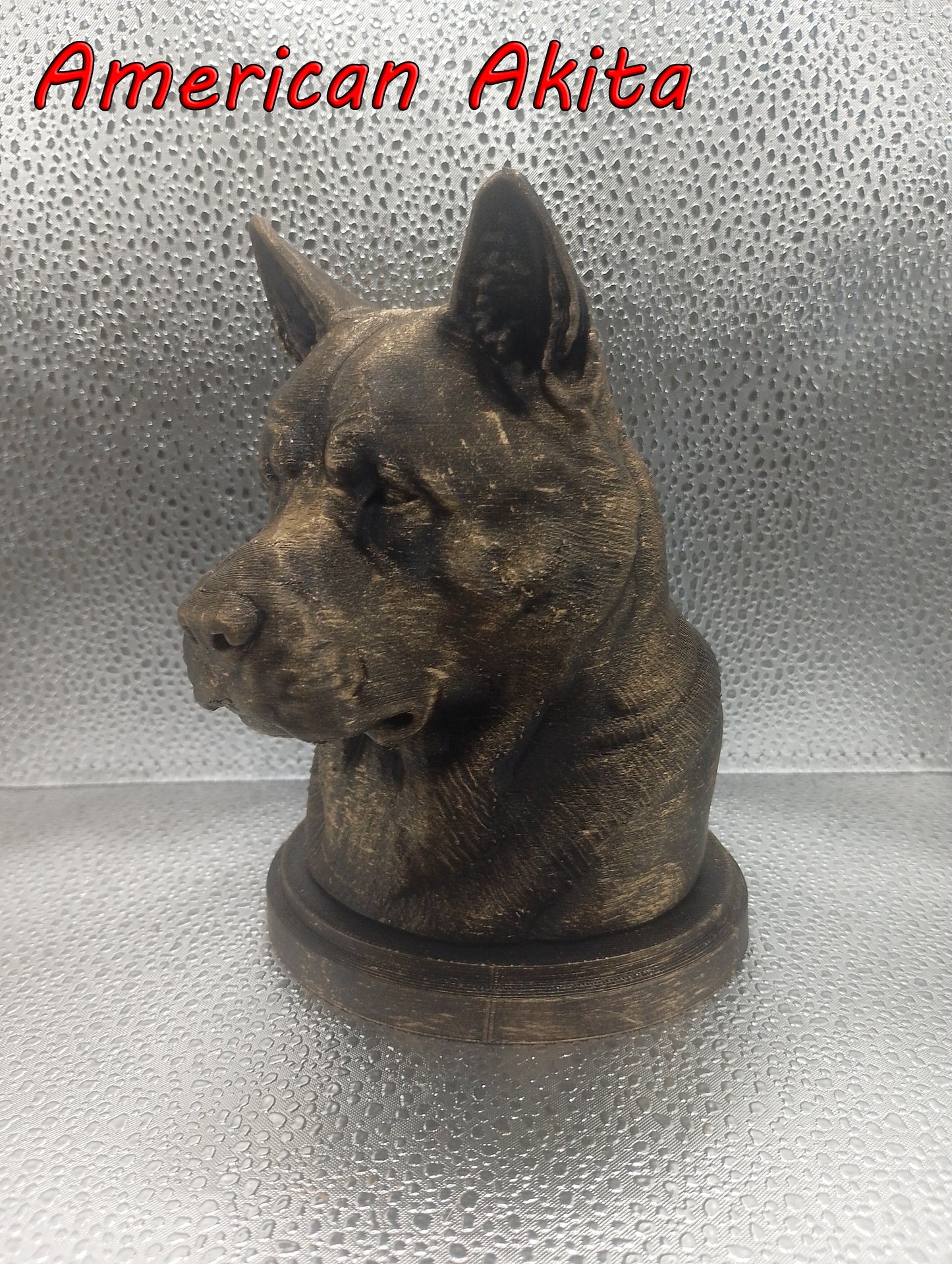 American Akita Bust