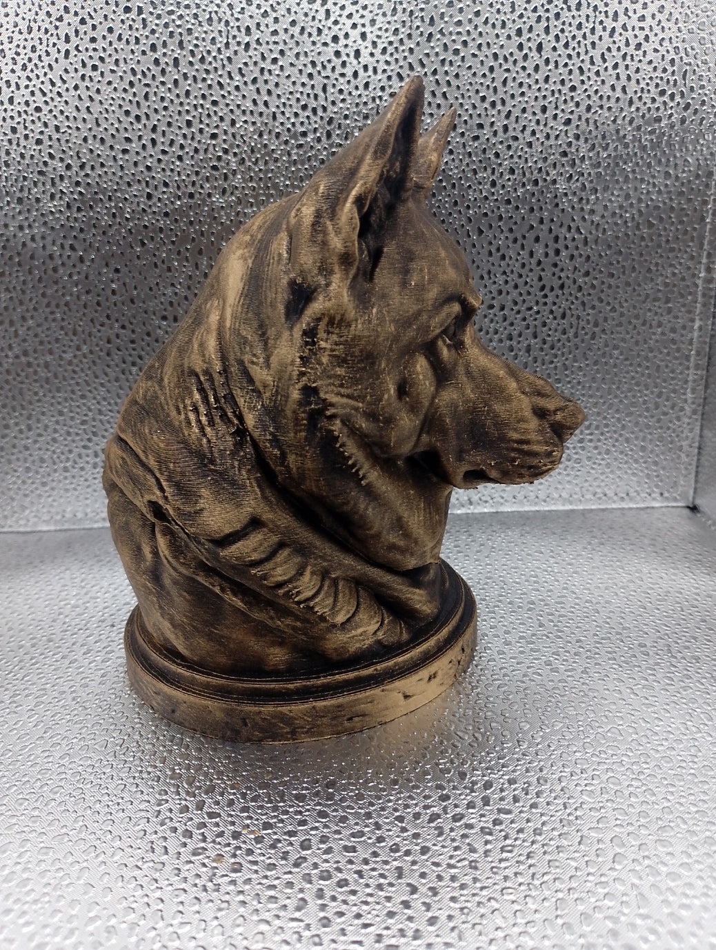 Norwegian Elkhound Bust