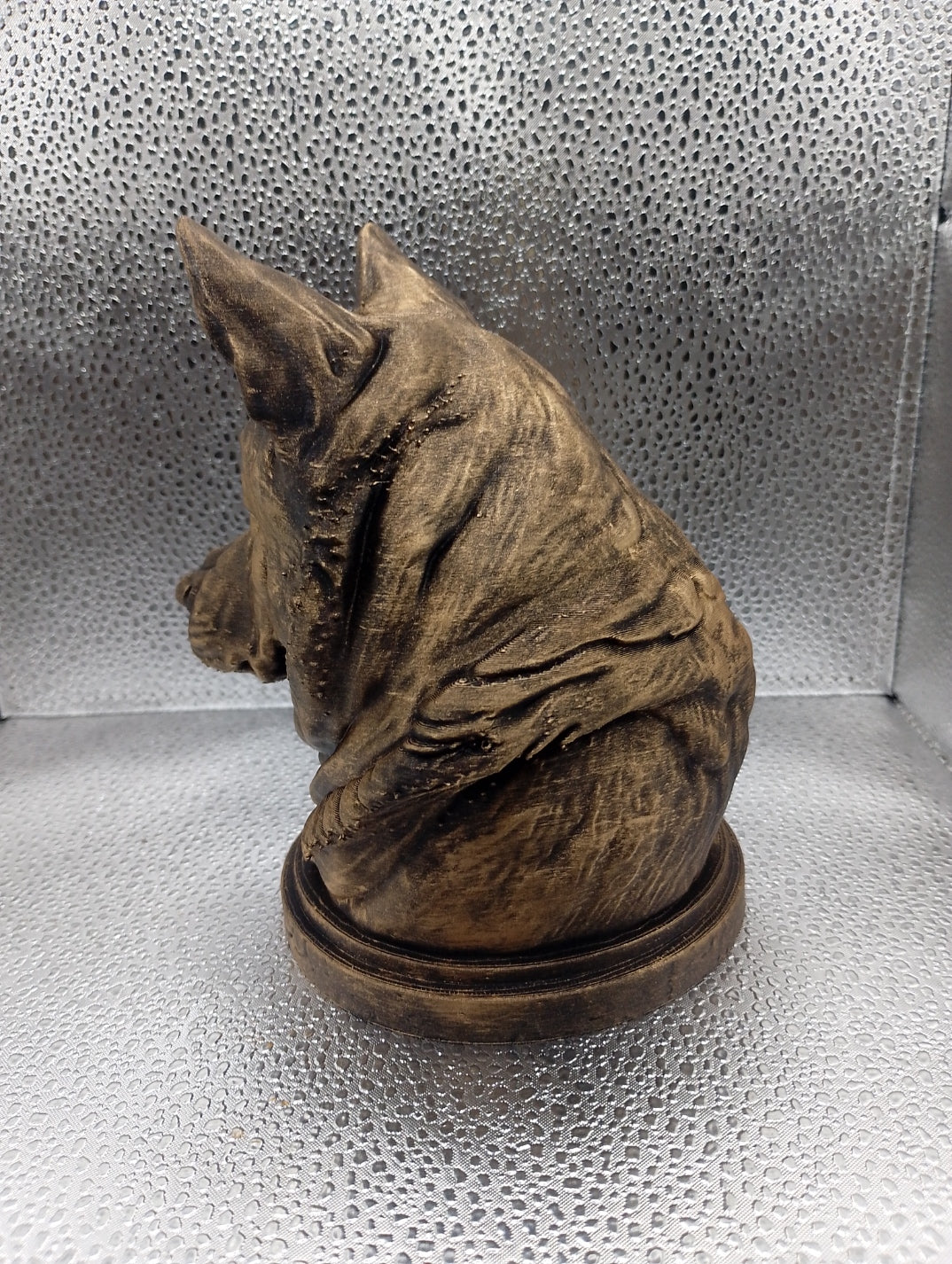 Norwegian Elkhound Bust