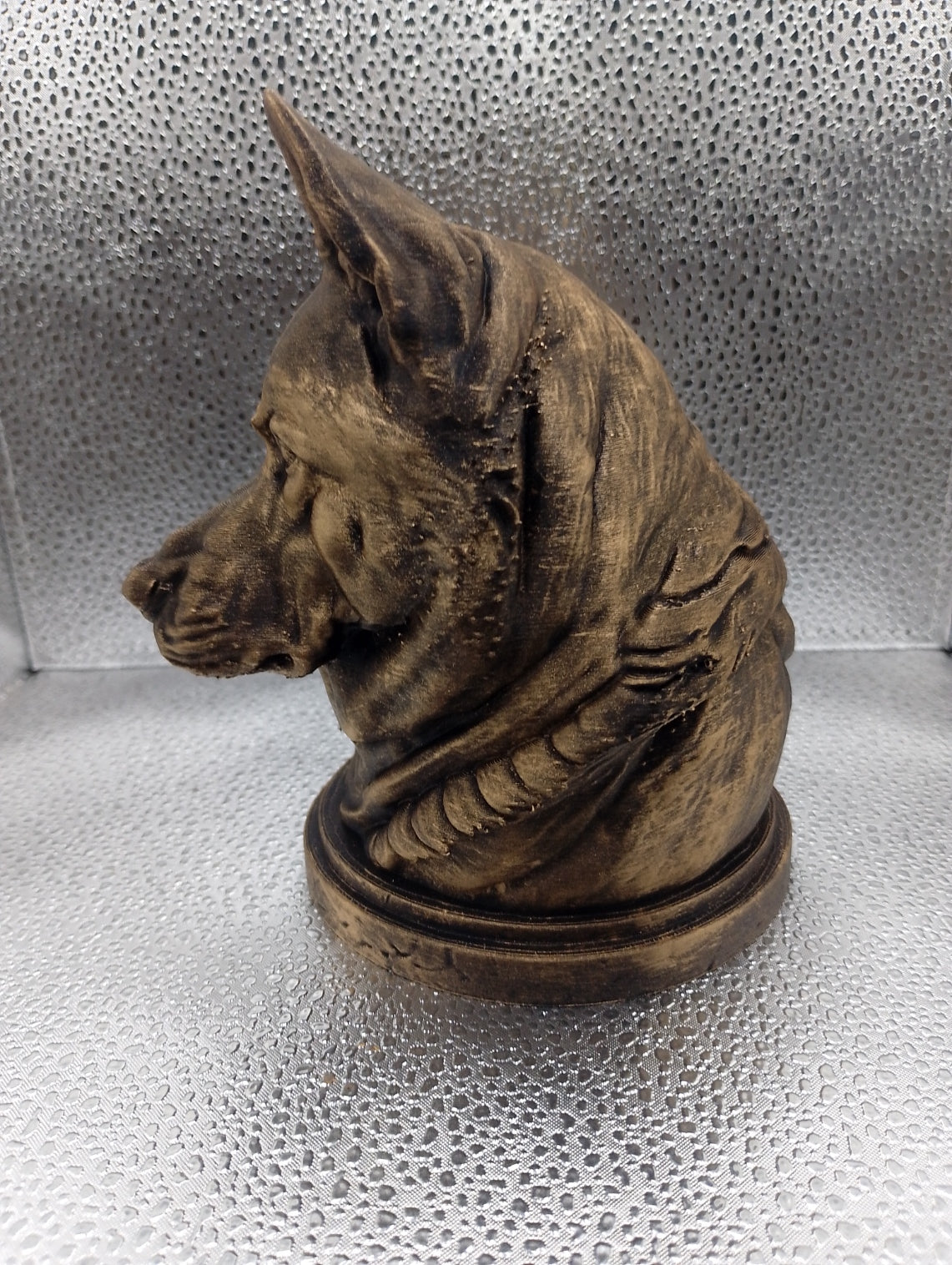 Norwegian Elkhound Bust