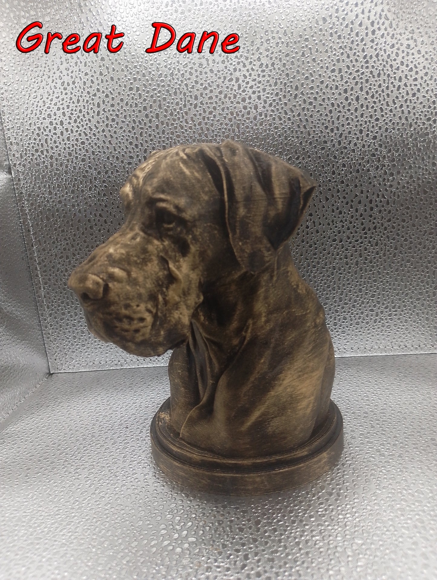 Great Dane Bust