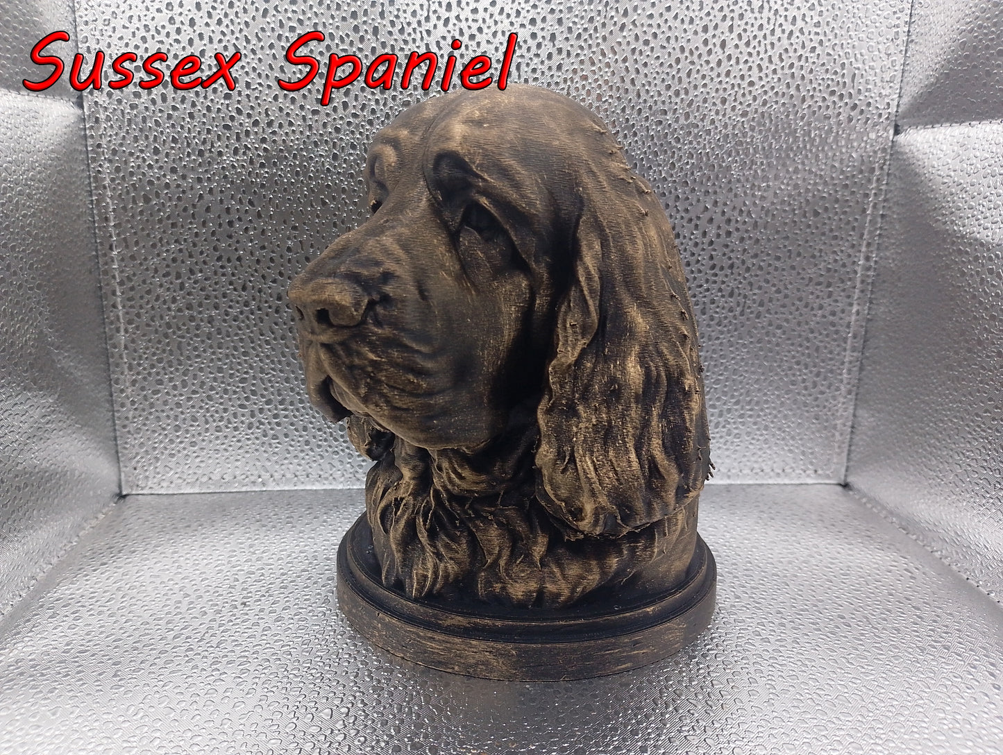 Sussex Spaniel Bust