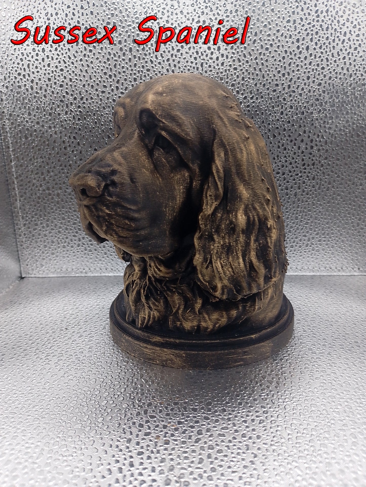Sussex Spaniel Bust