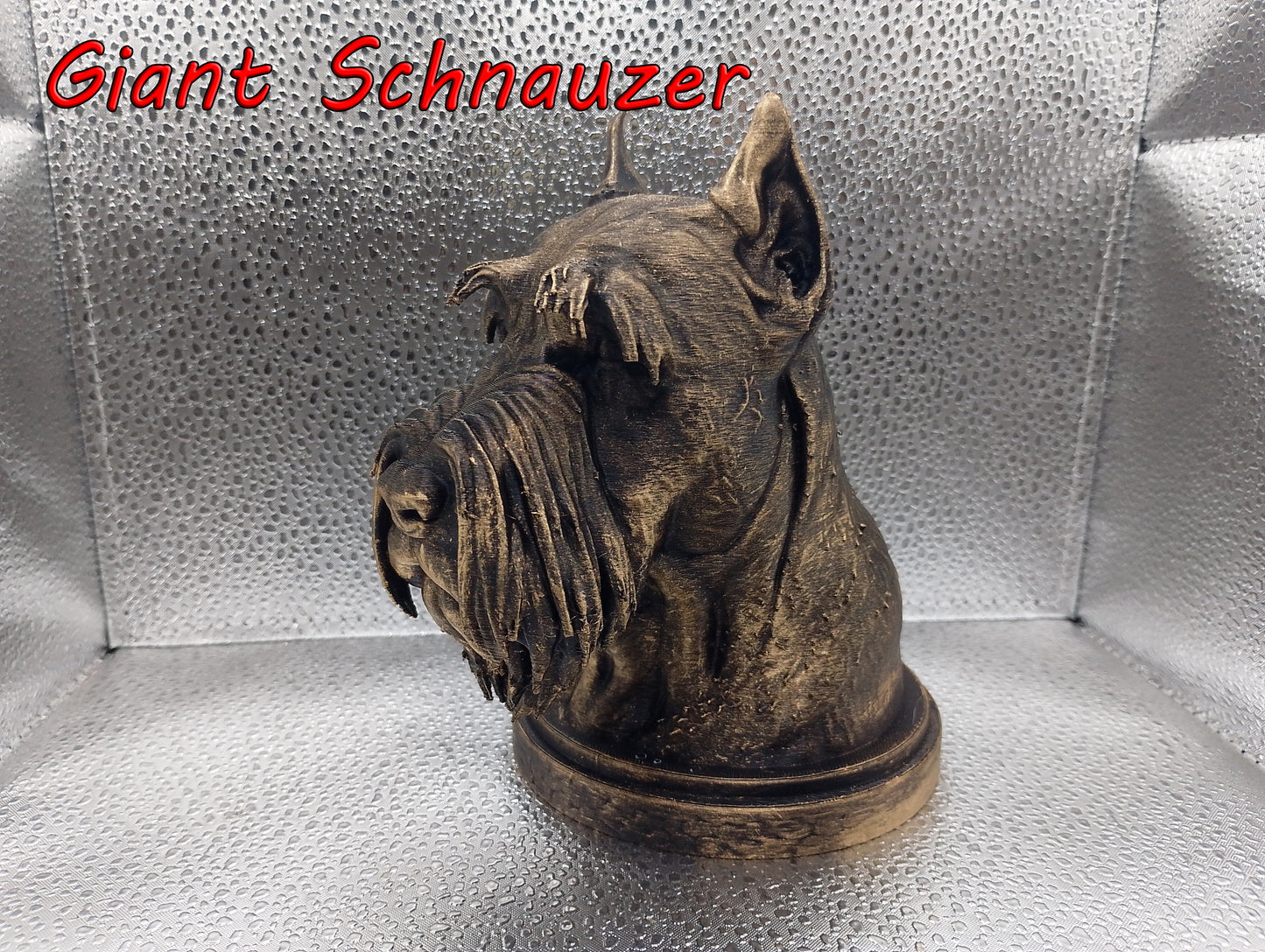 Giant Schnauzer Bust