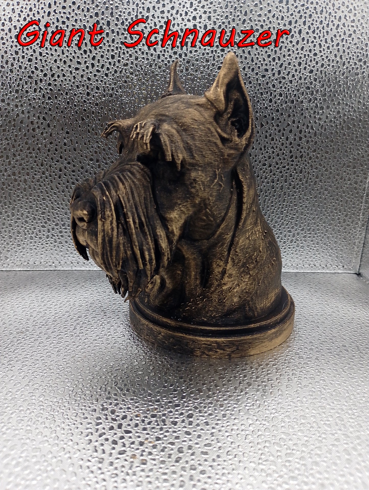 Giant Schnauzer Bust