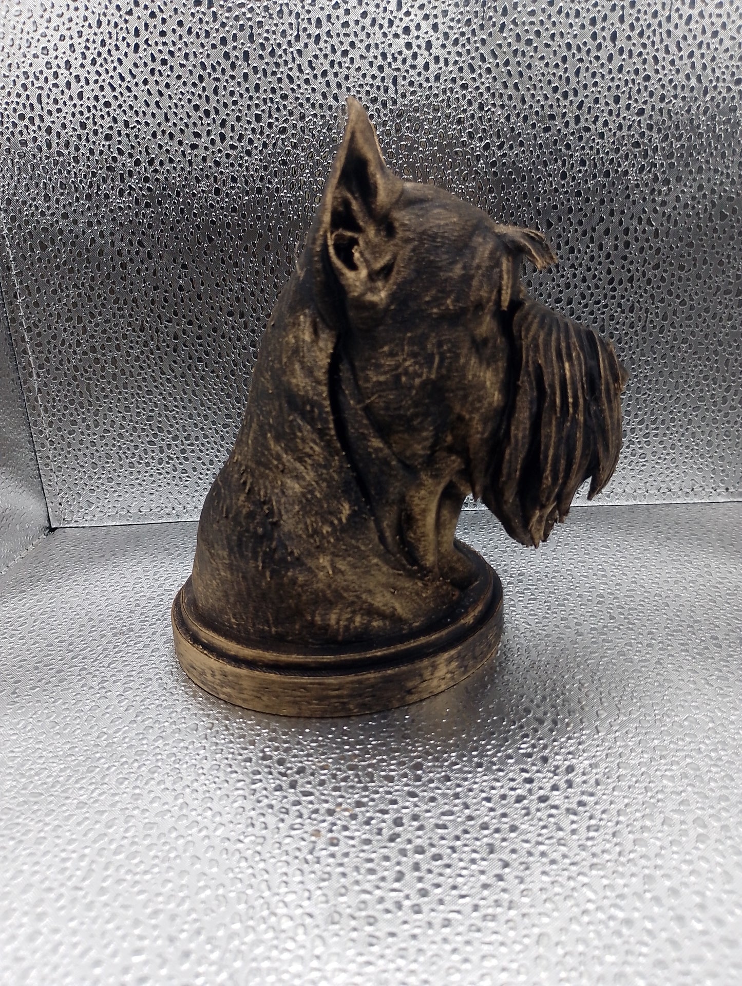 Giant Schnauzer Bust