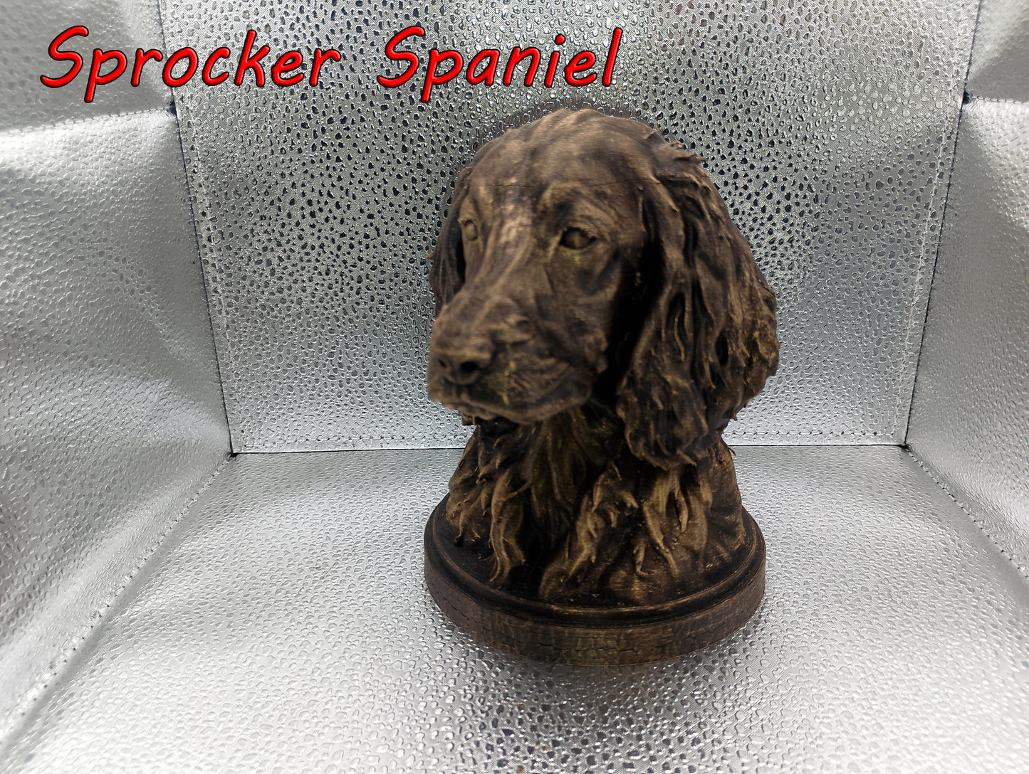 Sprocker Spaniel Bust