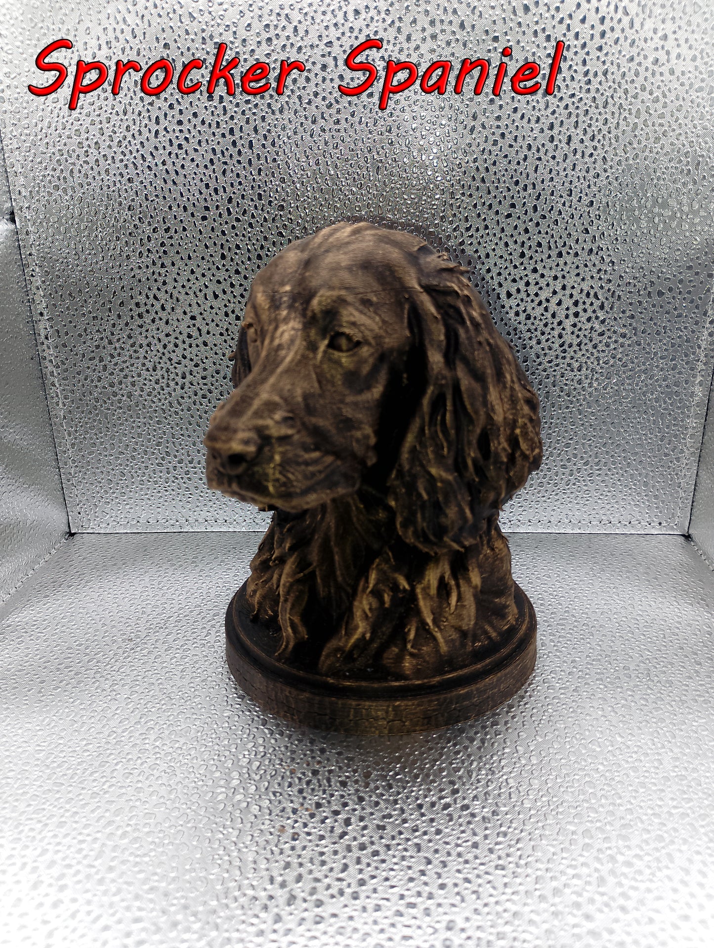 Sprocker Spaniel Bust